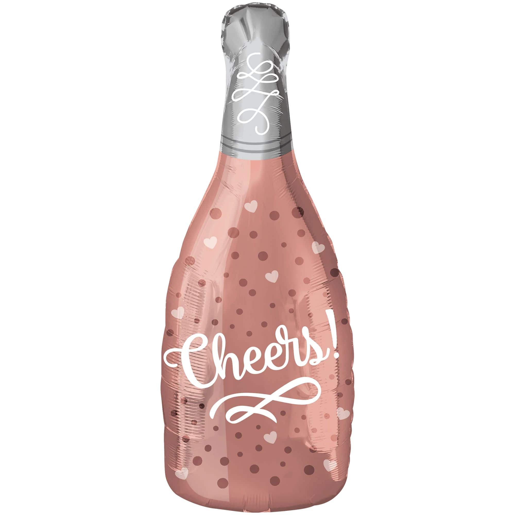 Cheers Rose Air-Filled Foil Balloon