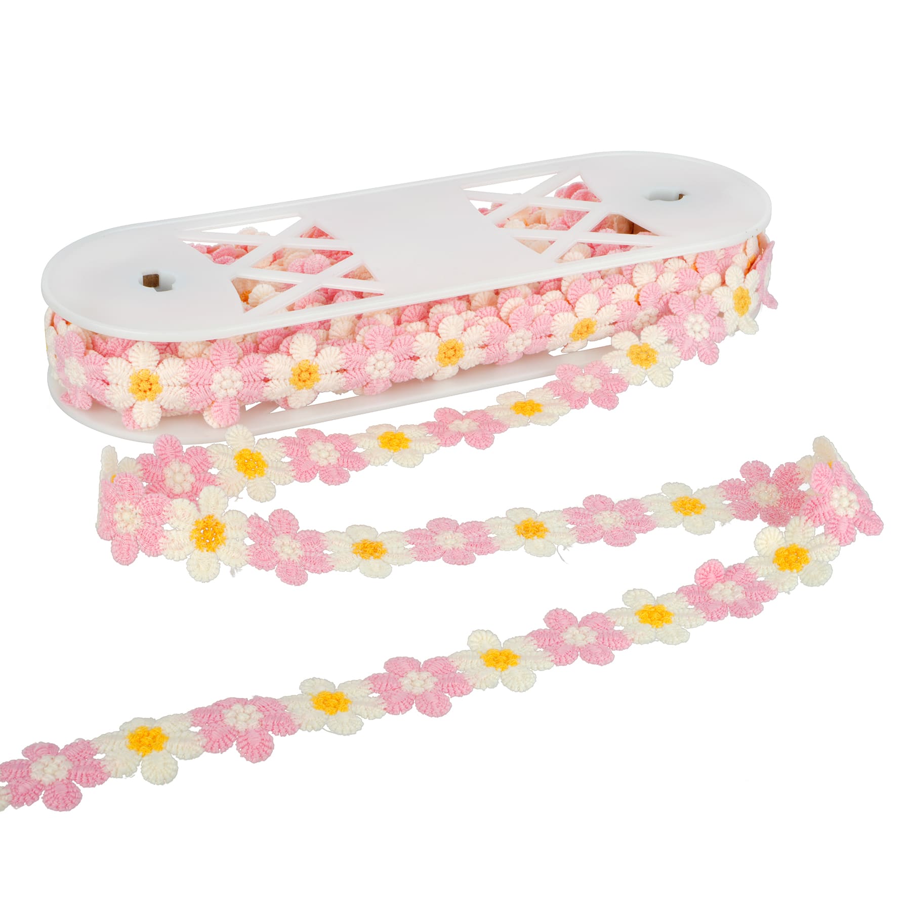 1.1&#x22; Embroidered Flower Trim by Celebrate It&#xAE;