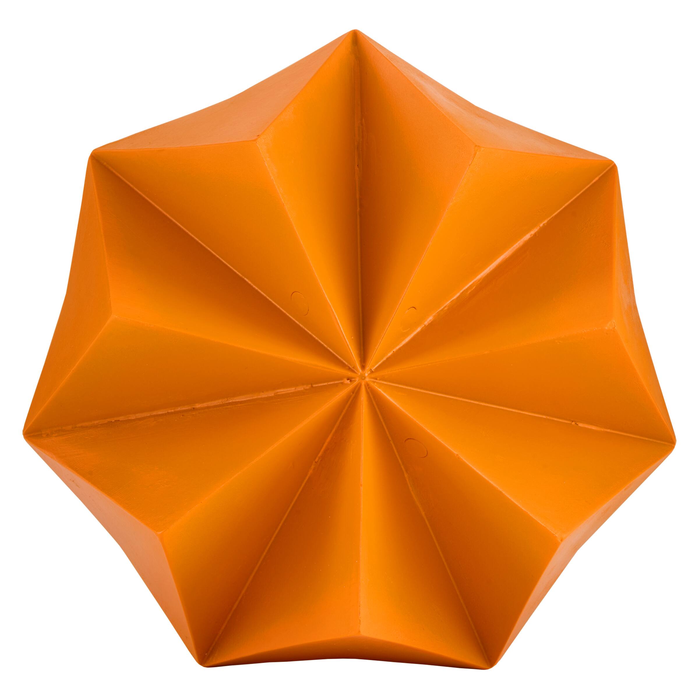 6&#x22; Orange Origami Pumpkin Tabletop Figurine