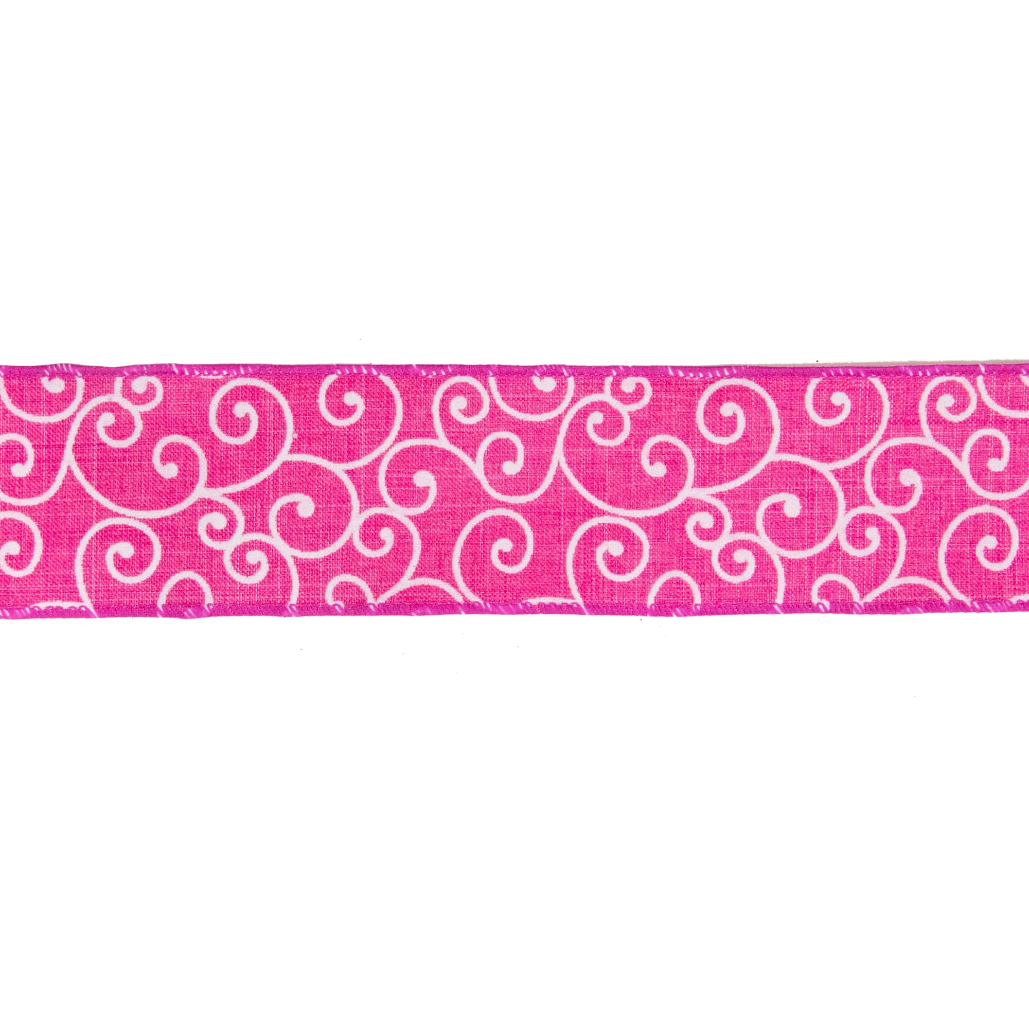 2.5" x 10yd. Swirl Wired Spring Craft Ribbon