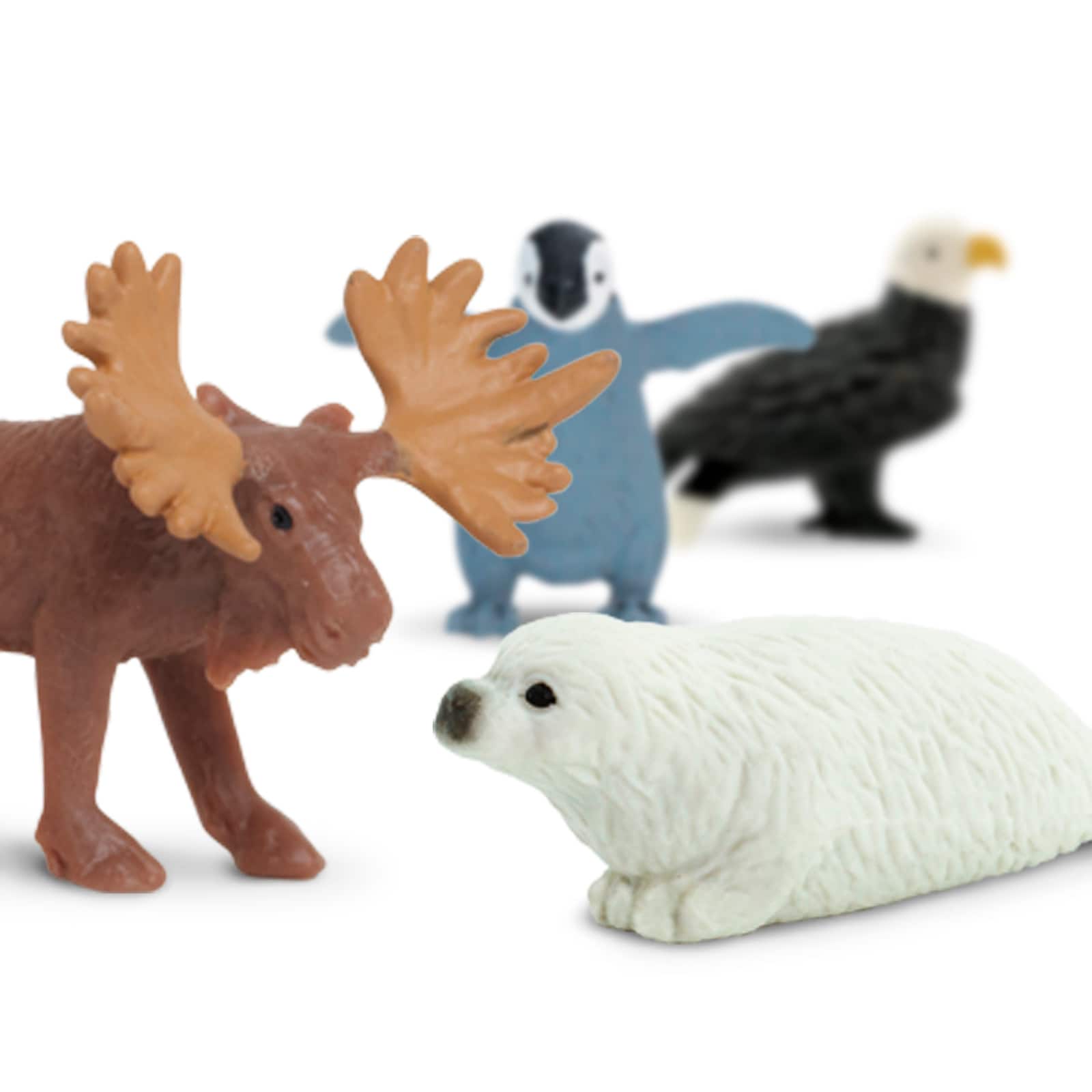 Arctic Pack Mini Good Luck Figures Safari Ltd NEW Toys Educational Animals 