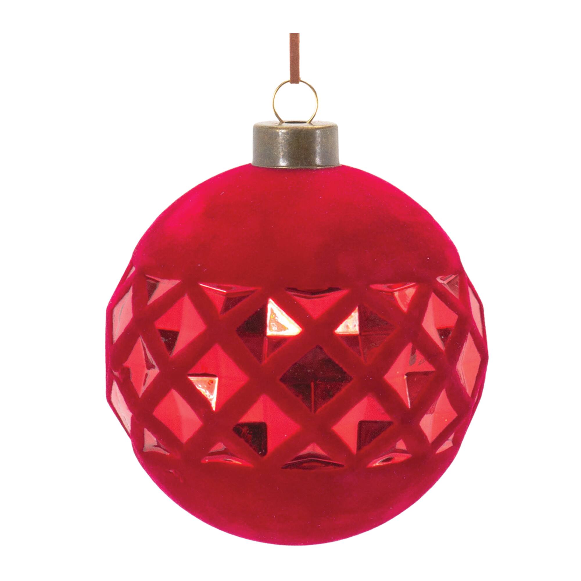 12ct. Harlequin Glass Ball Ornaments