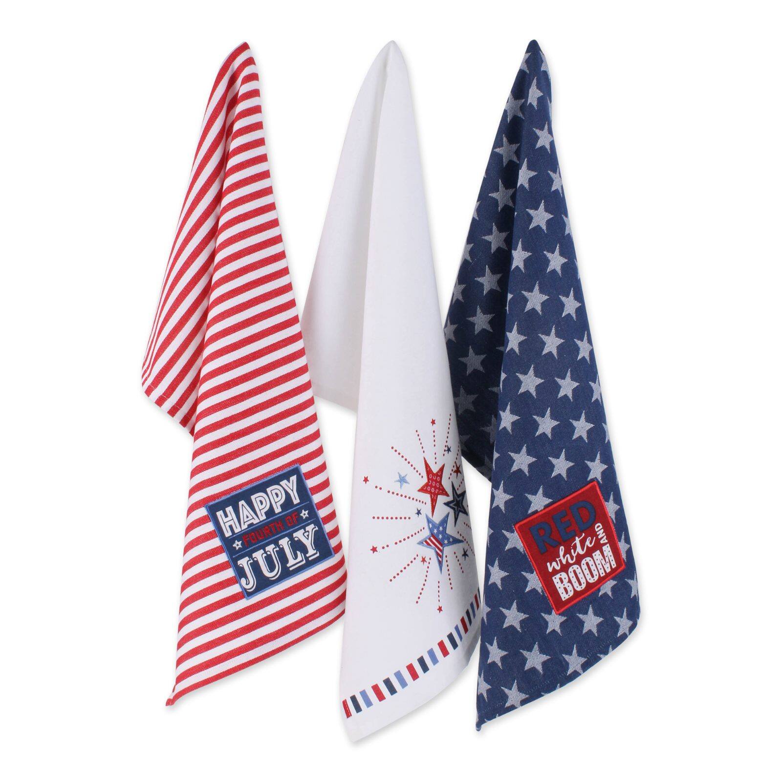 DII® Stars & Stripes Kitchen Textiles Dishtowel Set