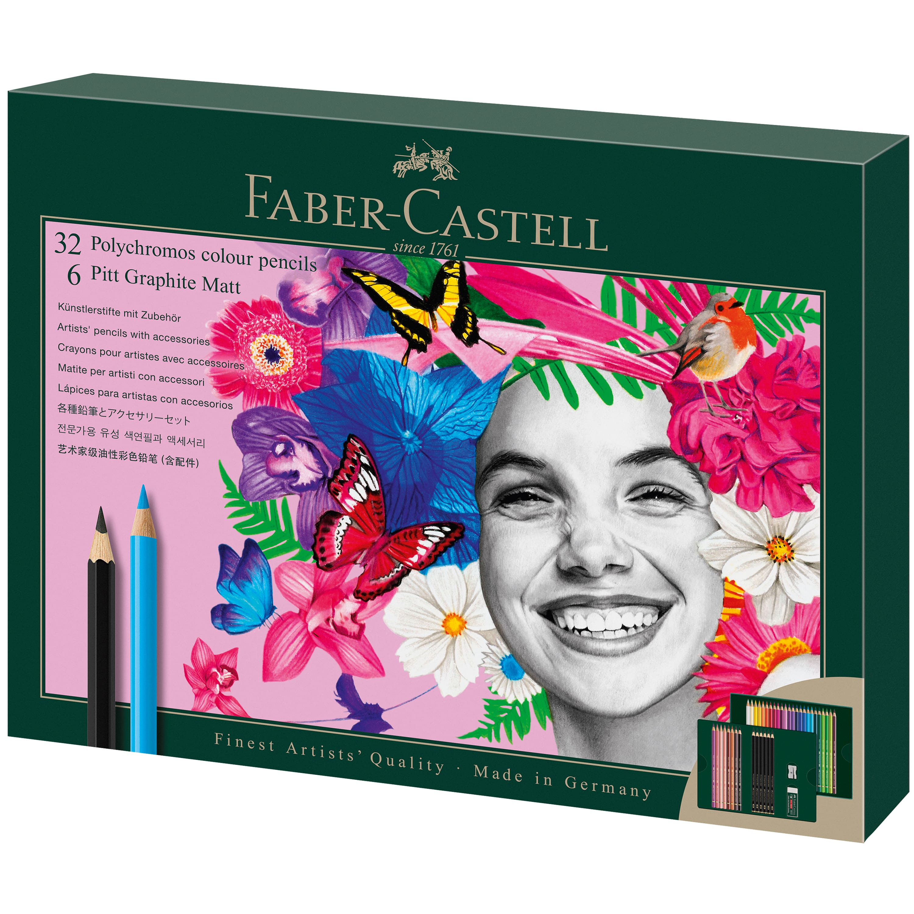 Faber-Castell Polychromos & Graphite Matte 40-Piece Pencil Set