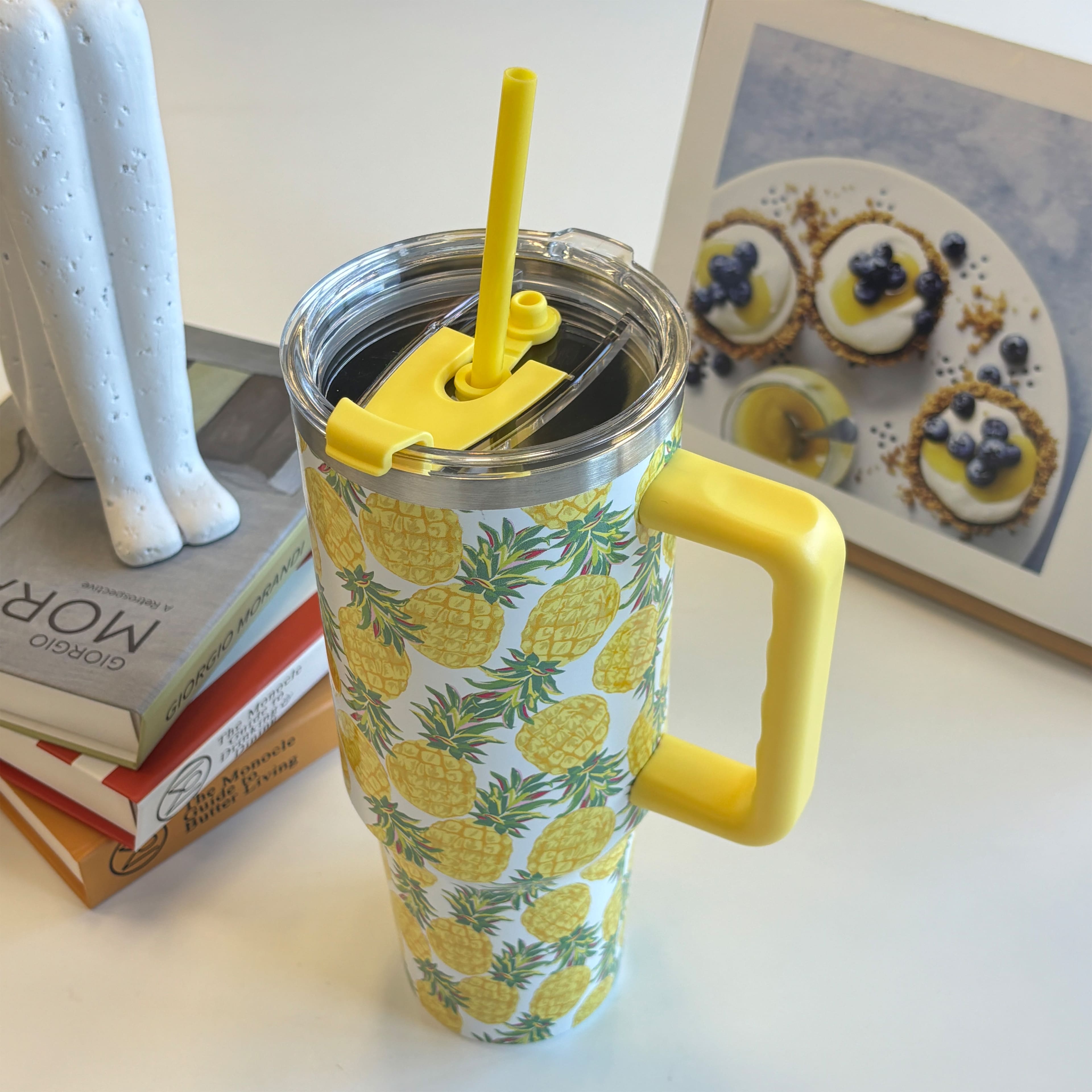 40oz. Pineapple Toss Stainless Steel Insulated Tumbler by Celebrate It™