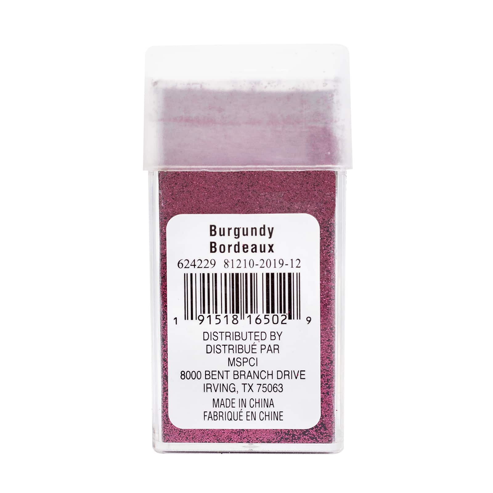 12 Pack: Burgundy Extra Fine Polyester Glitter by Recollections™