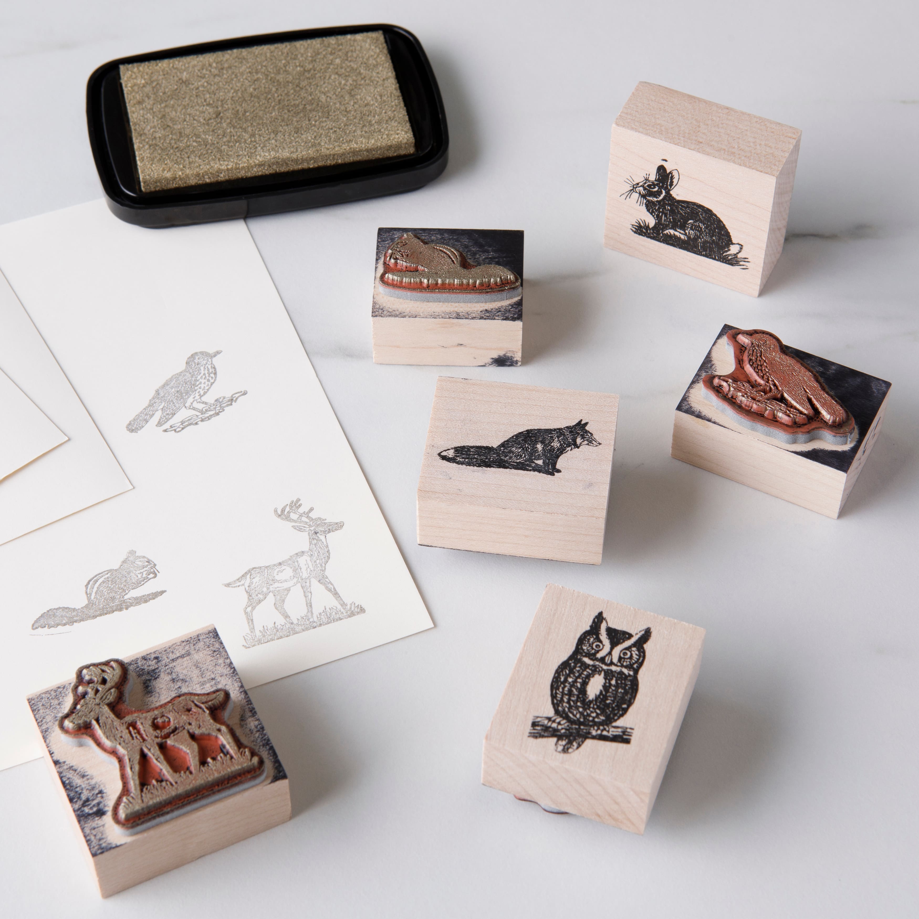 Woodland Animals Wood Stamp Set by Recollections&#x2122;