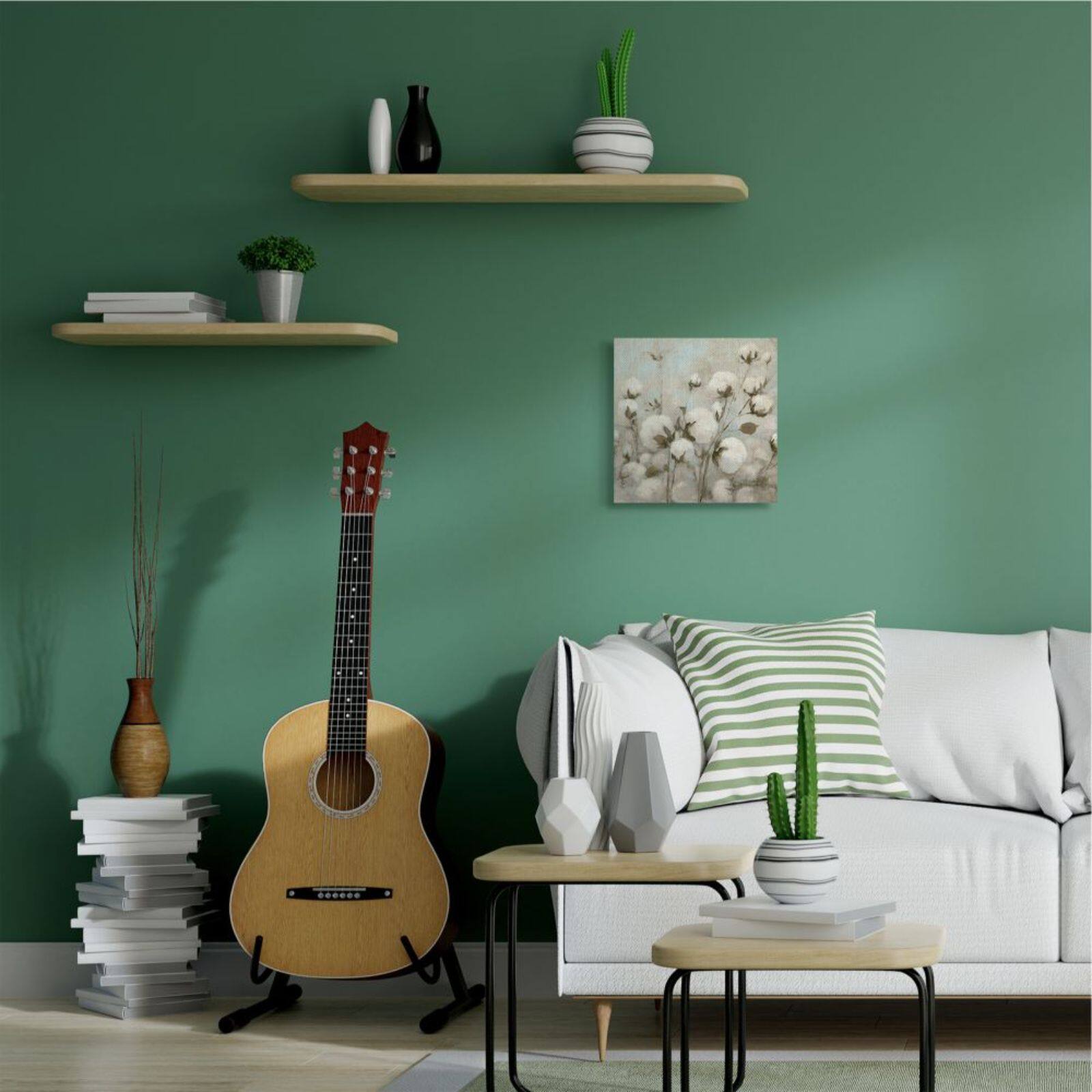 Stupell Industries Cotton Blossoms Canvas Wall Art