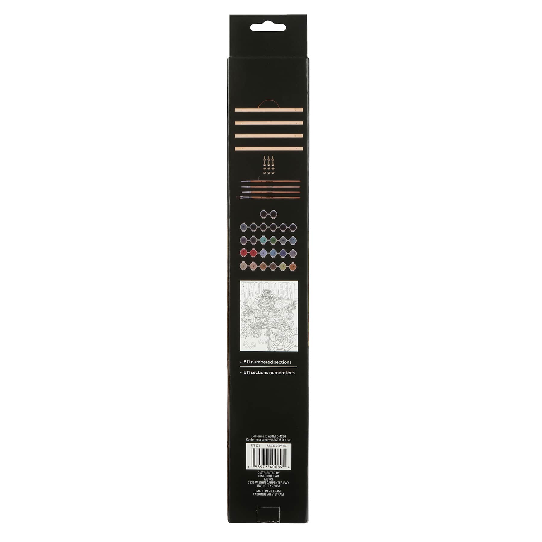 16&#x22; x 20&#x22; Scarecrow Paint-by-Number Kit with Wood Display Hanger by Artist&#x27;s Loft&#xAE;