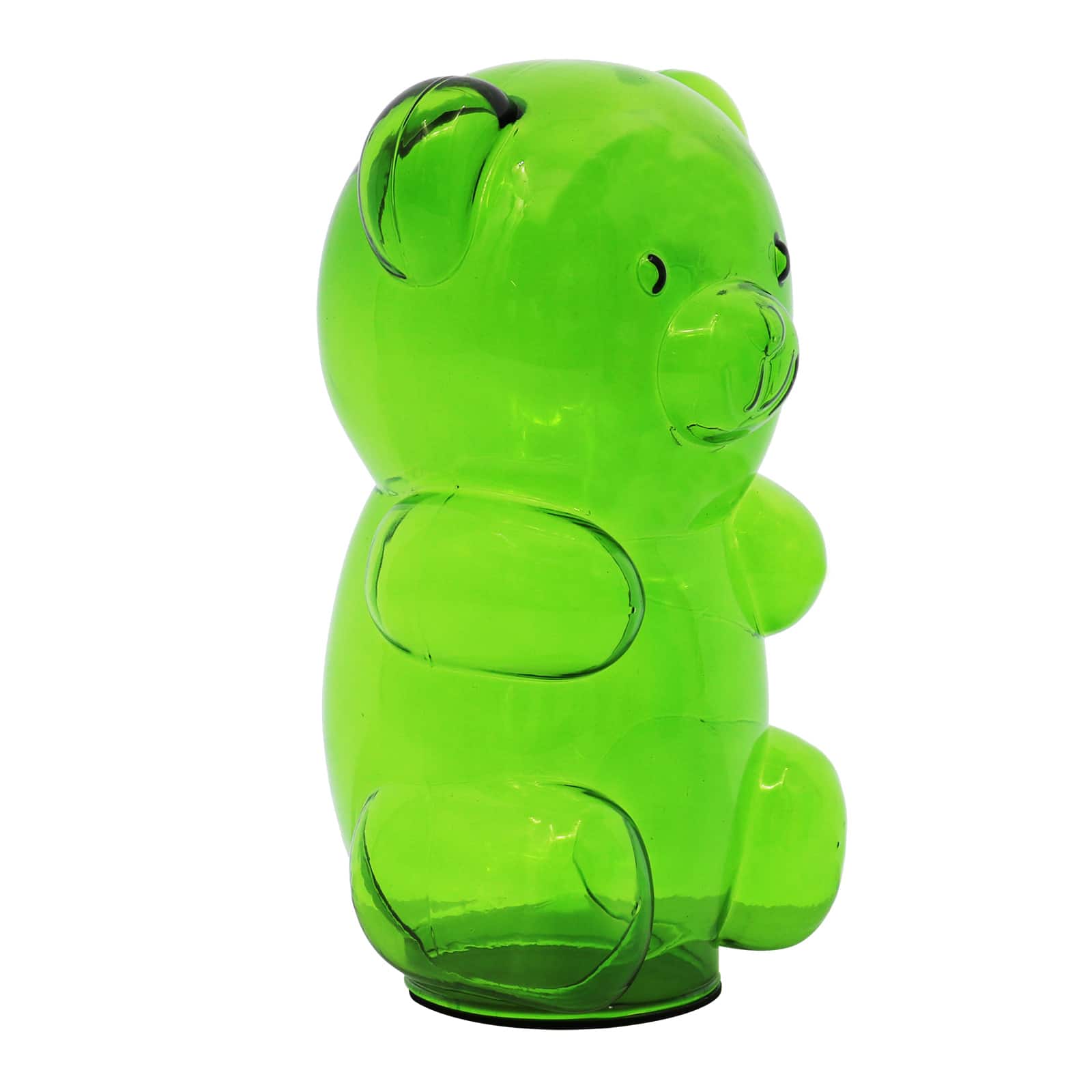 8&#x22; Green Glass Bear Tabletop D&#xE9;cor by Ashland&#xAE;