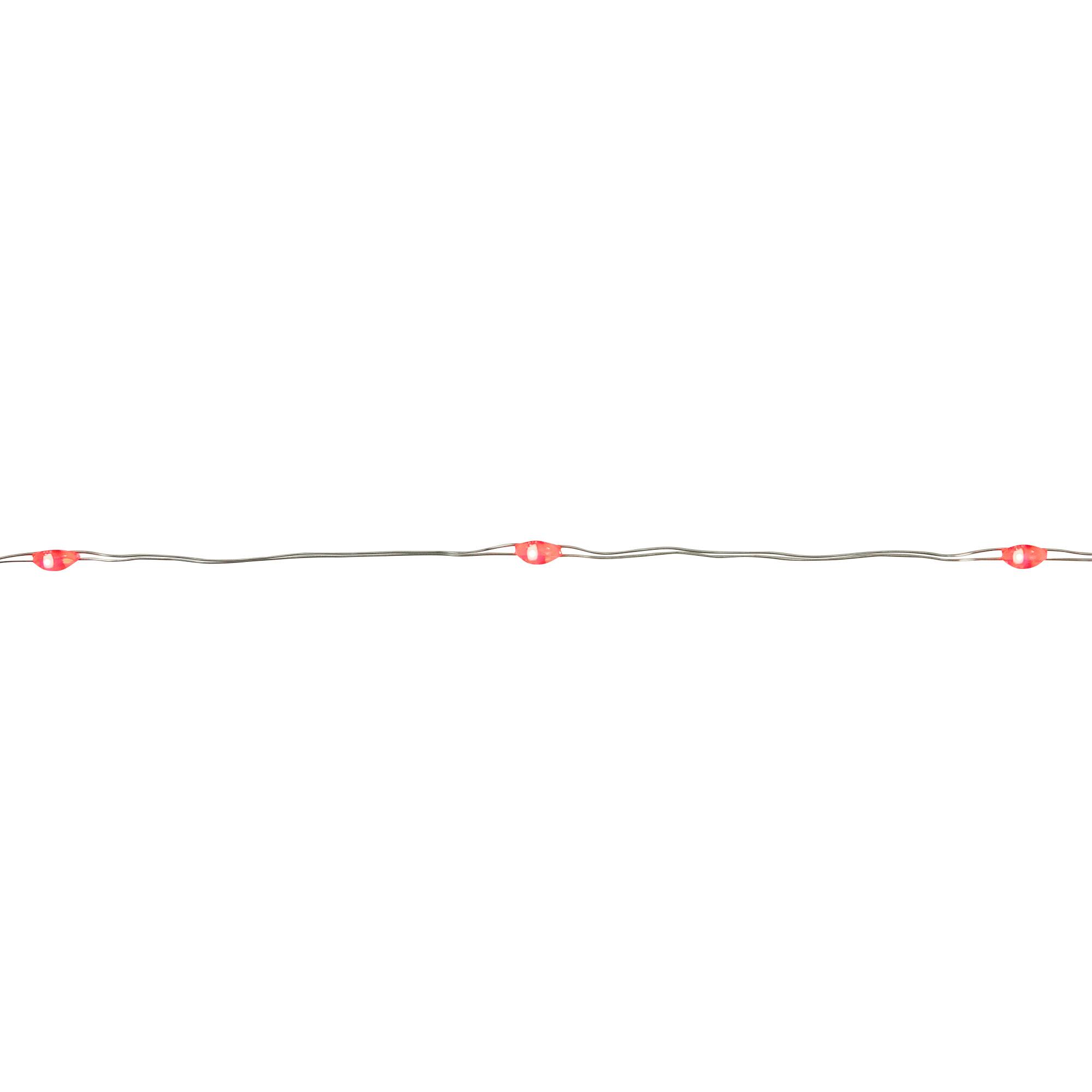 100ct. Red LED Micro Fairy String Lights with Copper Wire
