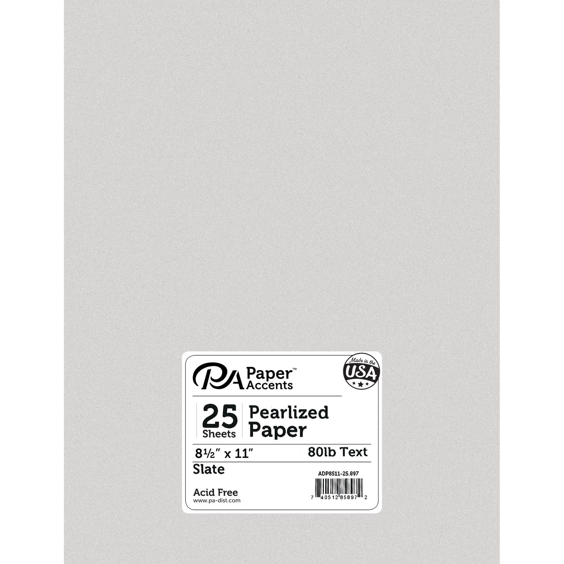 PA Paper™ Accents Pearlized 8.5" x 11" 80lb. Paper, 25 Sheets