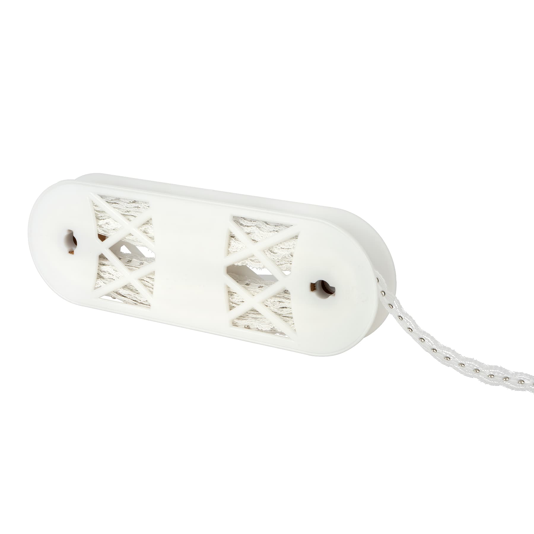 0.75&#x22; White Lace Trim with Beads by Celebrate It&#xAE;