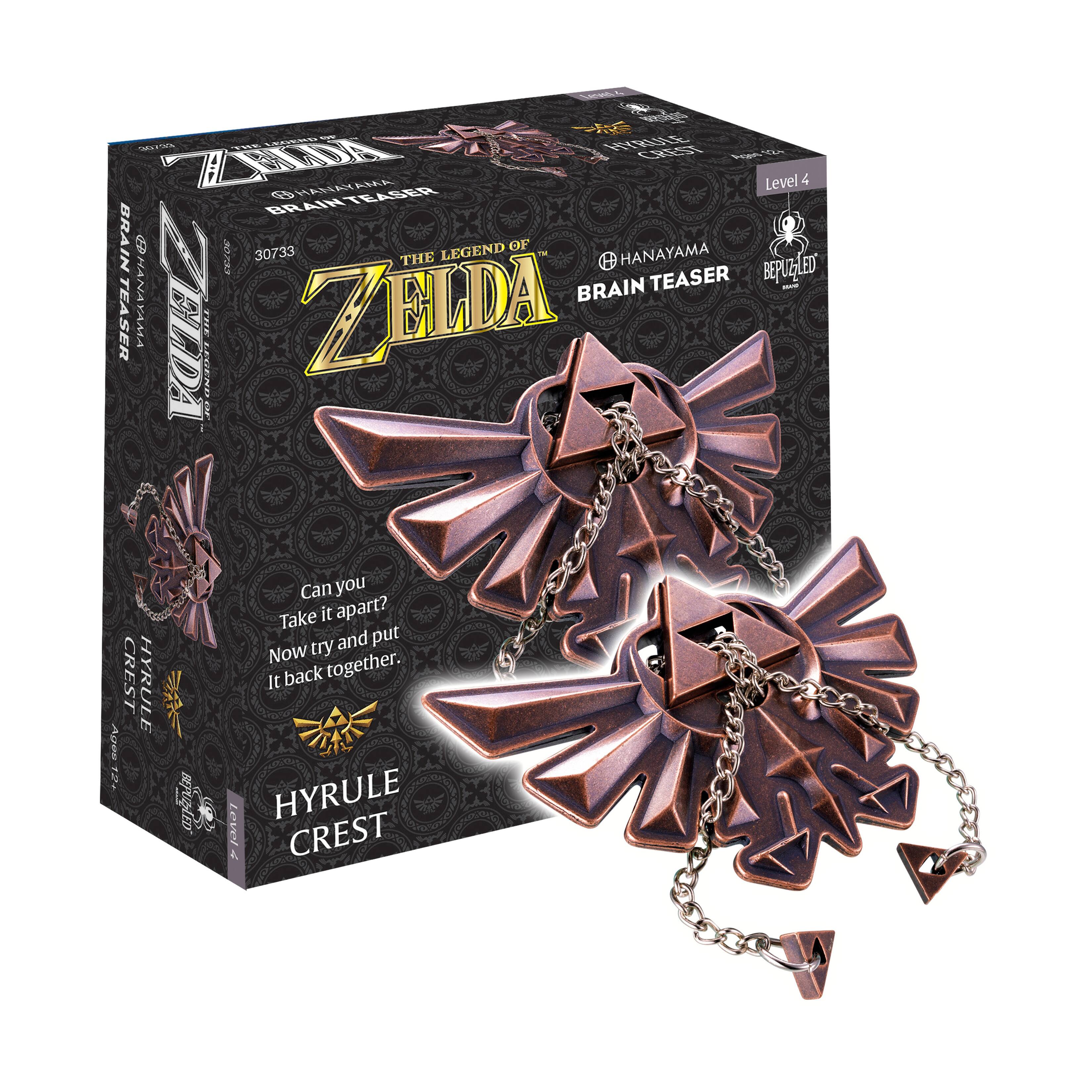 Hanayama Level 4 Cast Puzzle - The Legend of Zelda: Hyrule Crest
