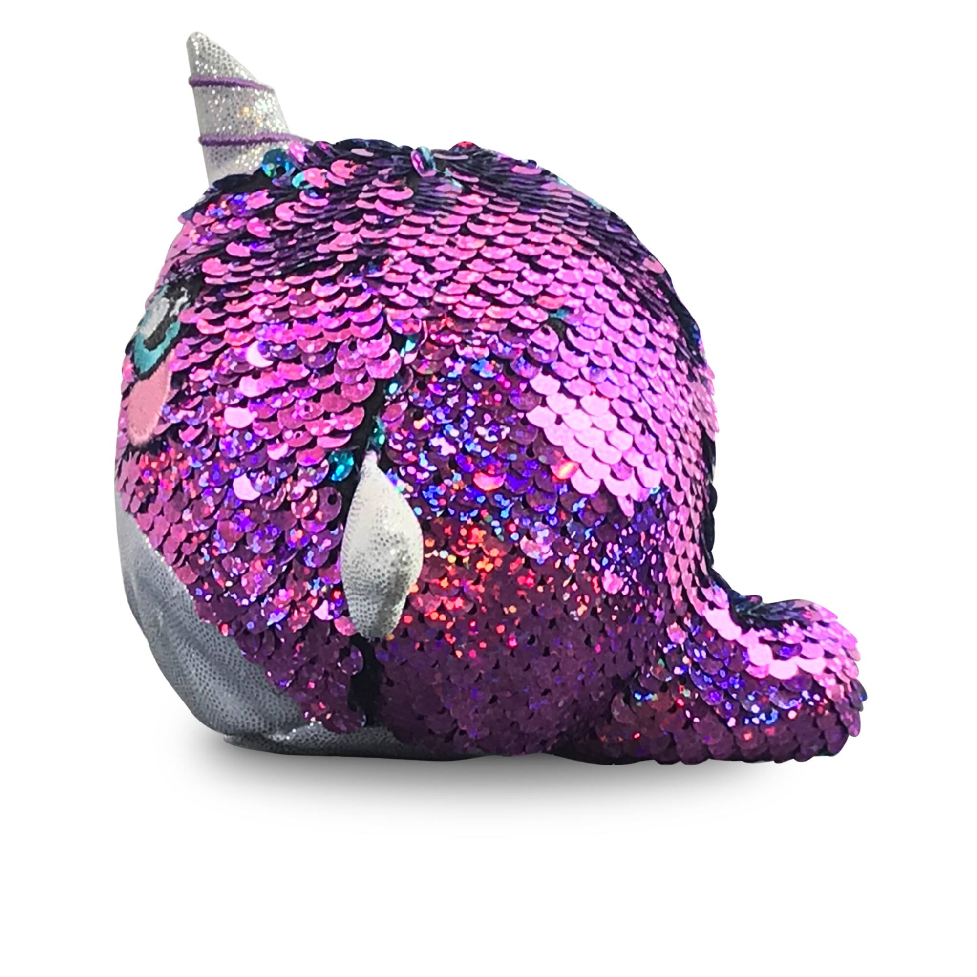 Beverly Hills Teddy Bear Squeezamals Shelby Sparkle Narwhal Stuffed Animal