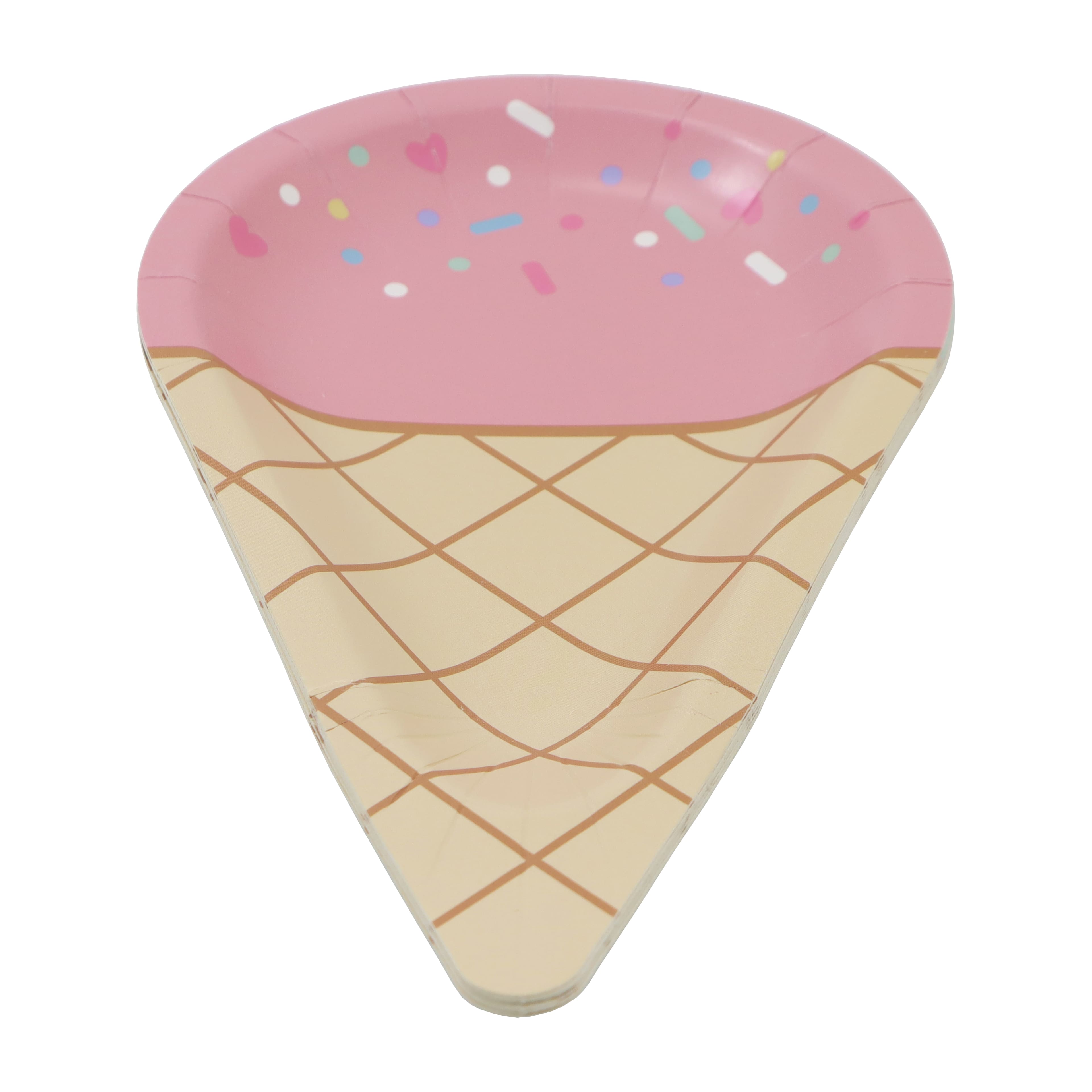 7&#x22; Ice Cream Dinner Plates, 8ct. by Celebrate It&#x2122;
