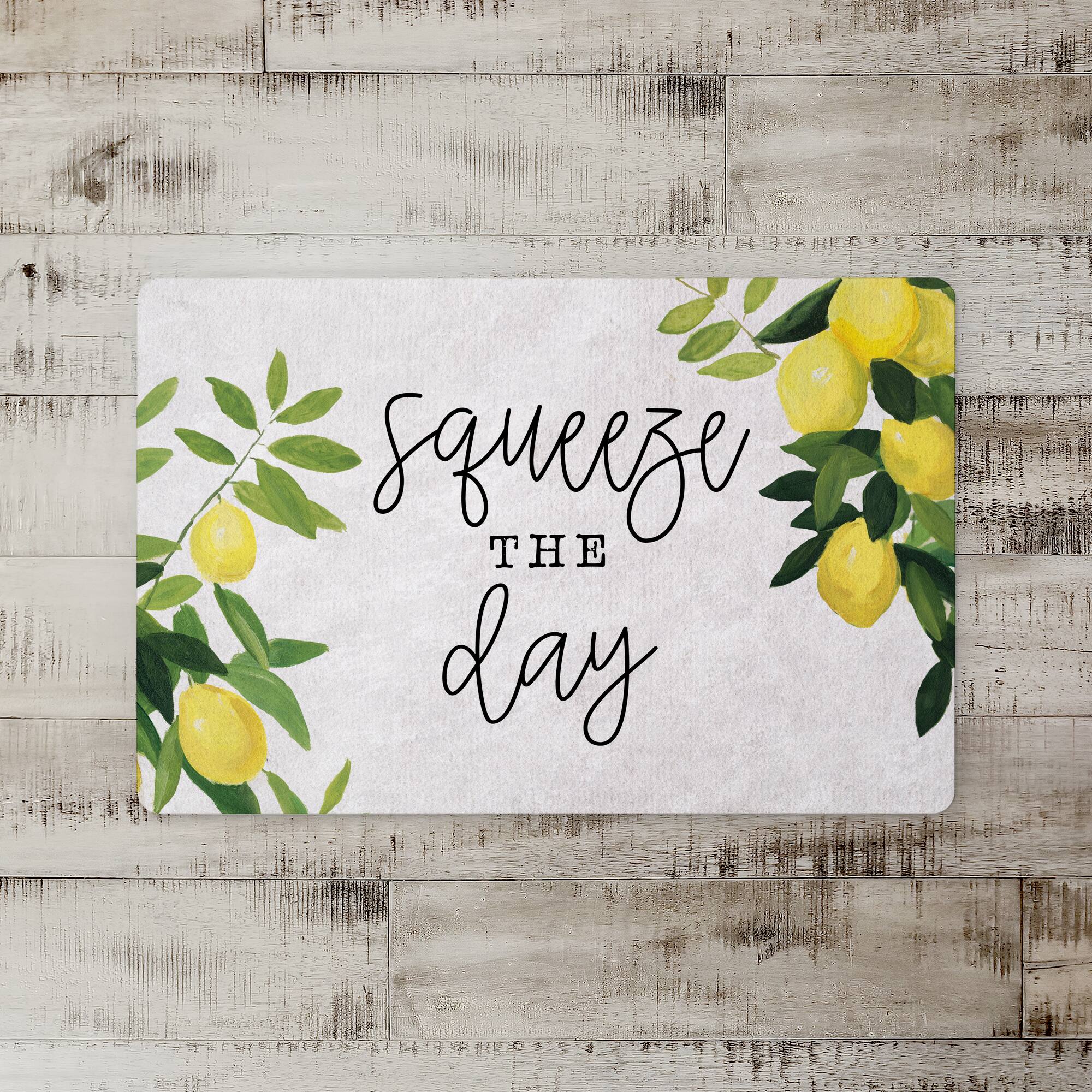 Squeeze The Day 27" x 18" Floor Mat