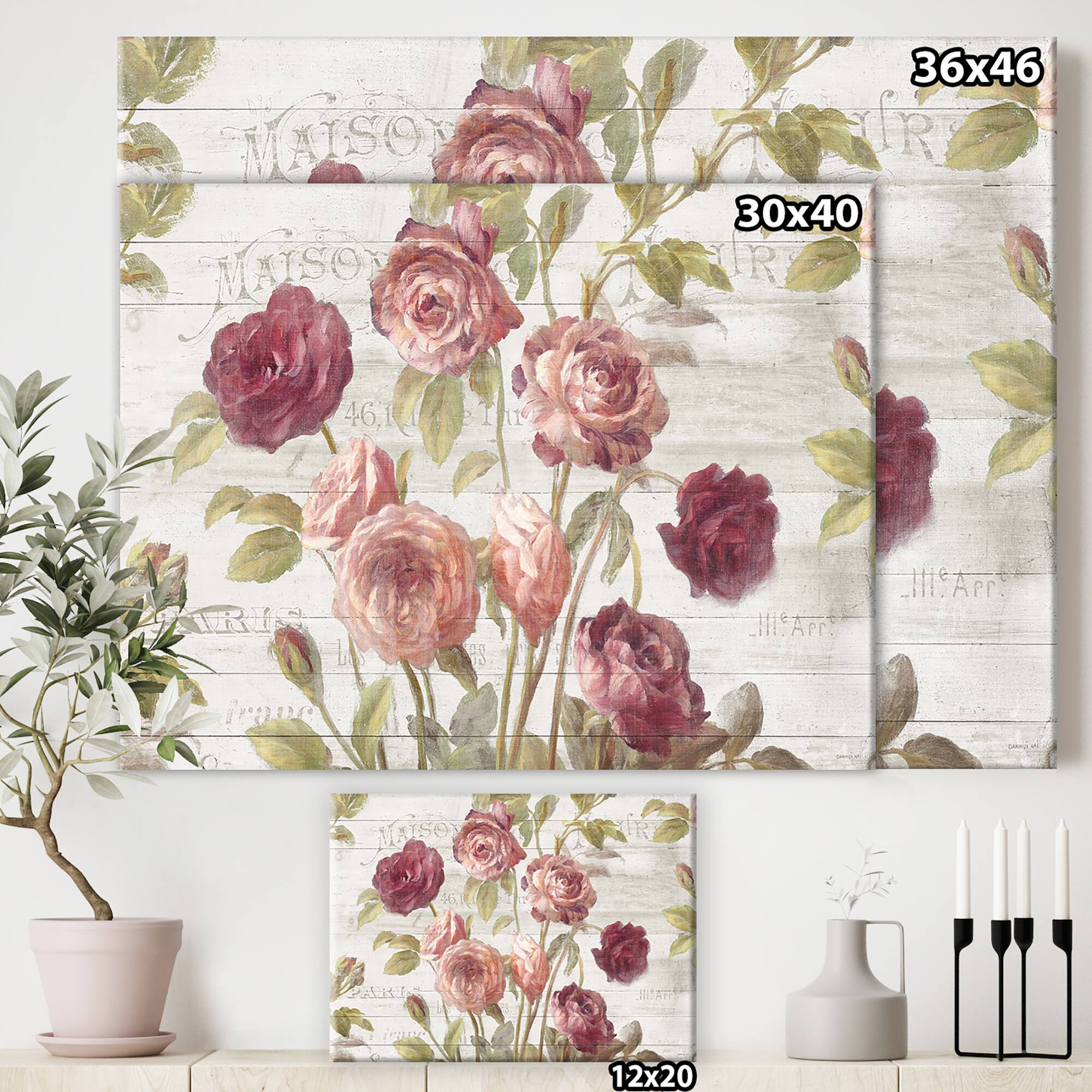Designart - French Roses I