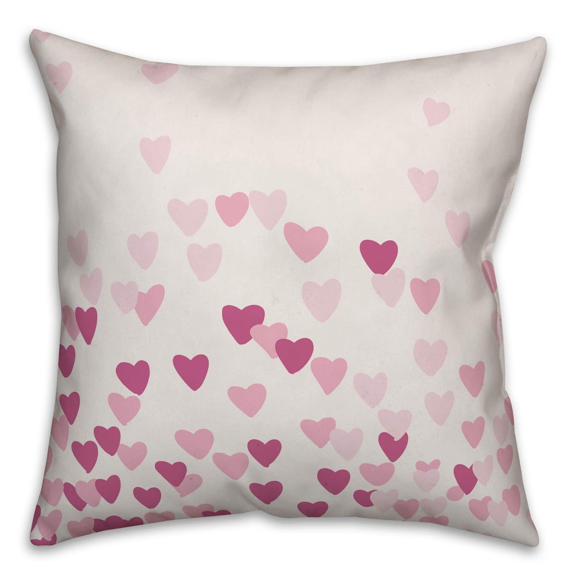 Pink Hearts Throw Pillow | Pillows | Michaels