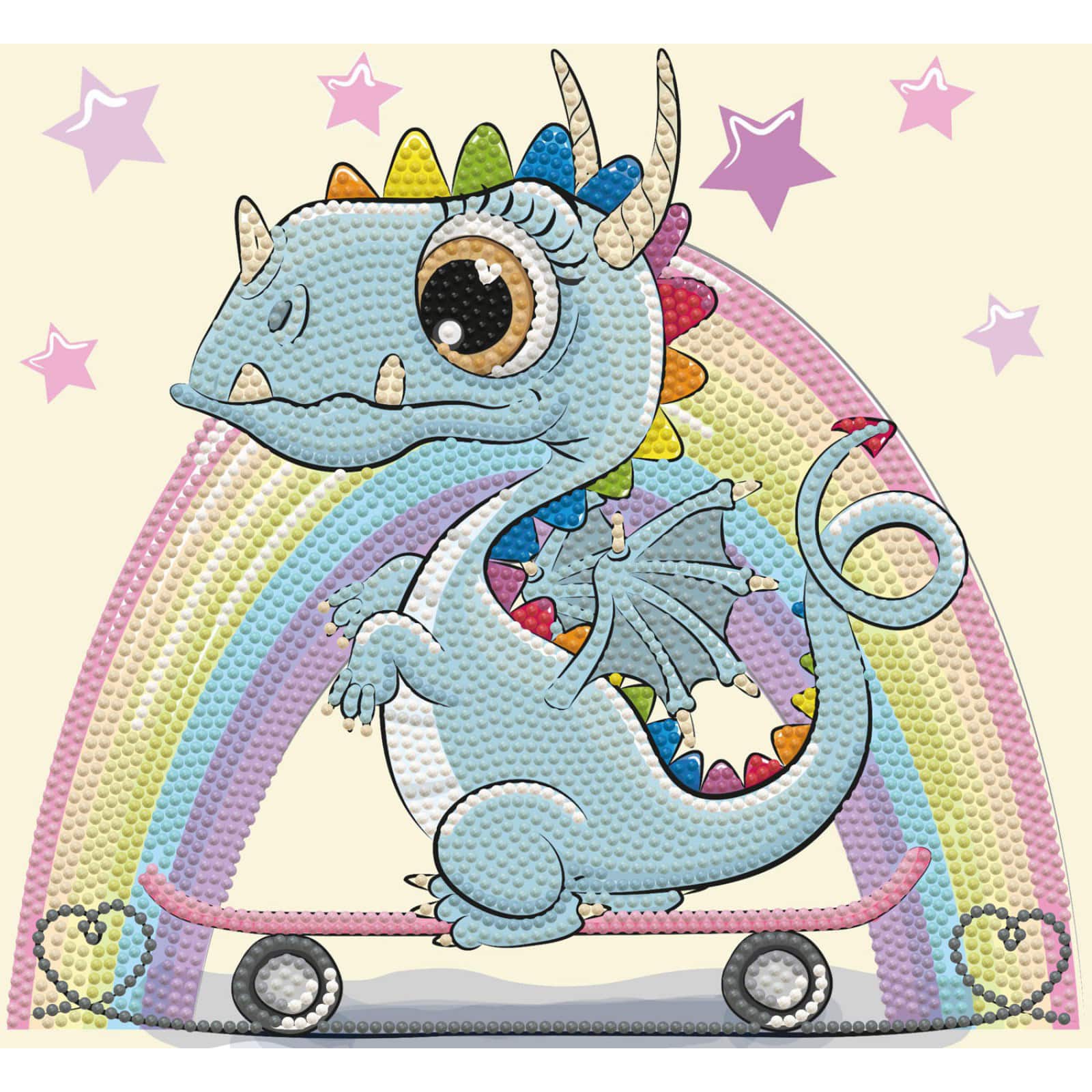 Diamond Dotz® Beginner Dragon Skate Diamond Painting Kit