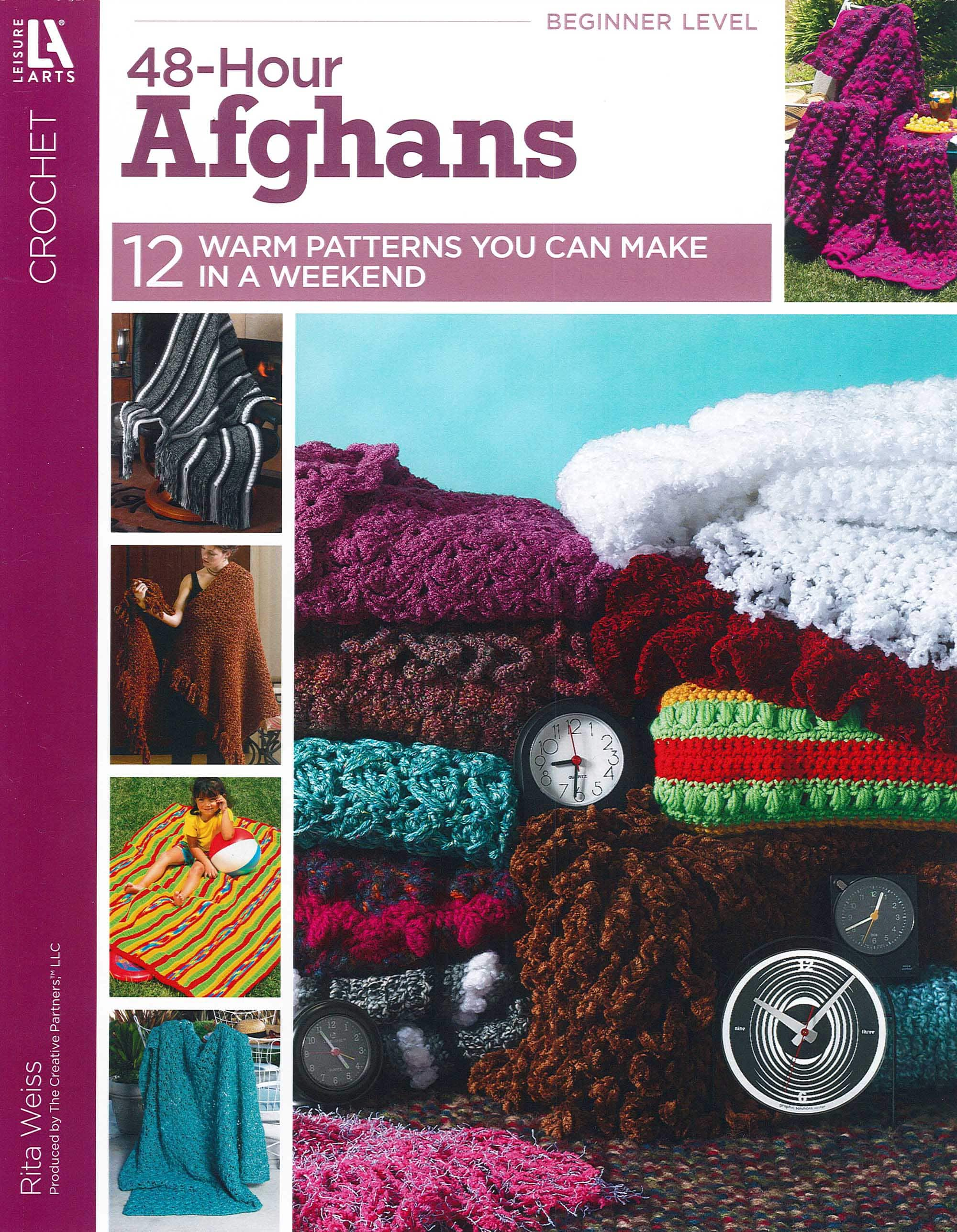 Leisure Arts&#xAE; Crochet 48-Hour Afghans Book