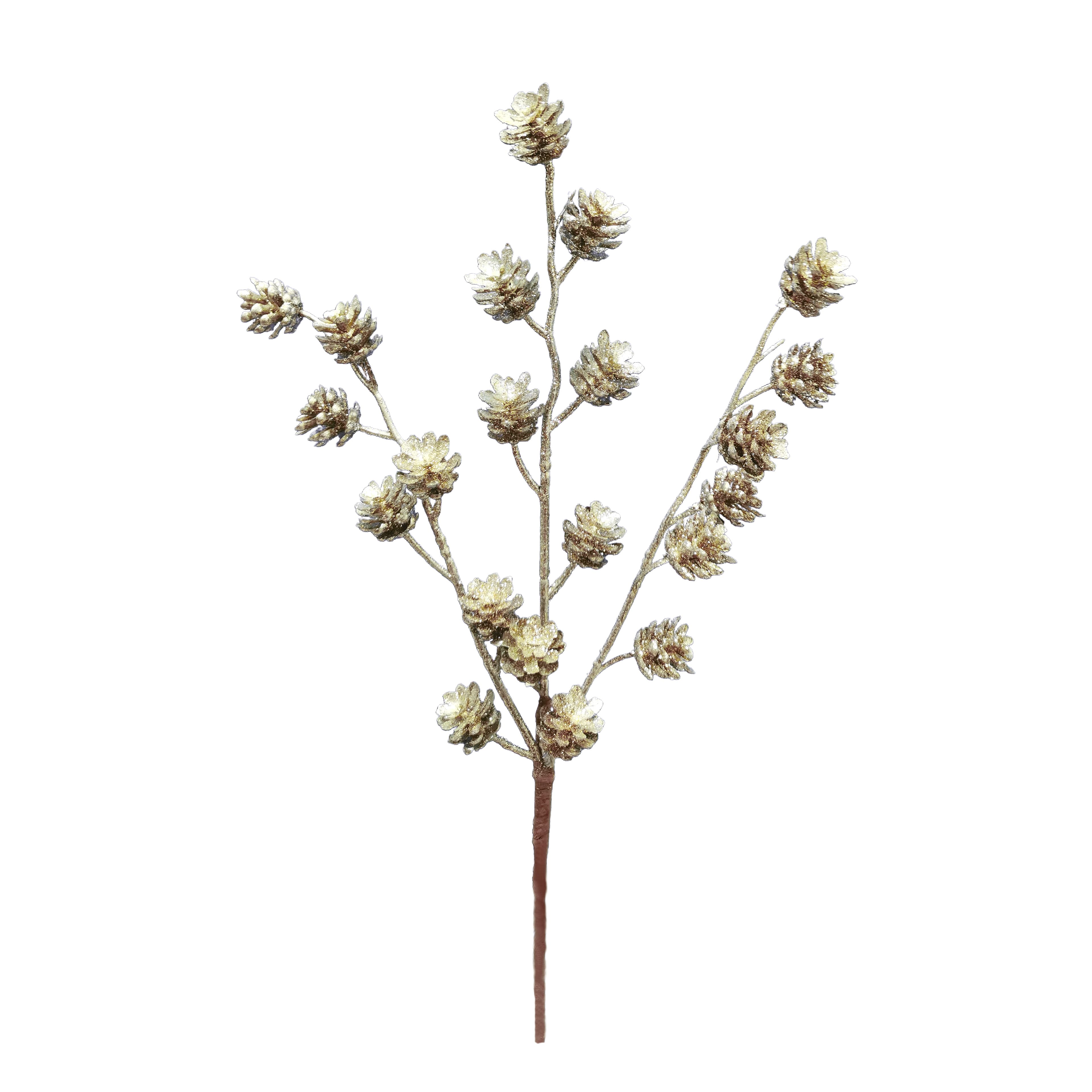 12.5" Glitter Champagne Pinecone Pick by Ashland®