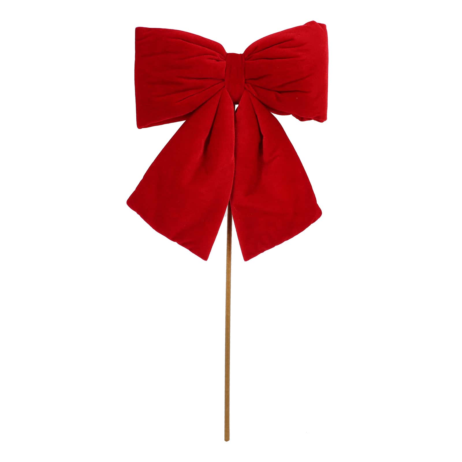 28&#x22; Red Velvet Bow Stem by Ashland&#xAE;
