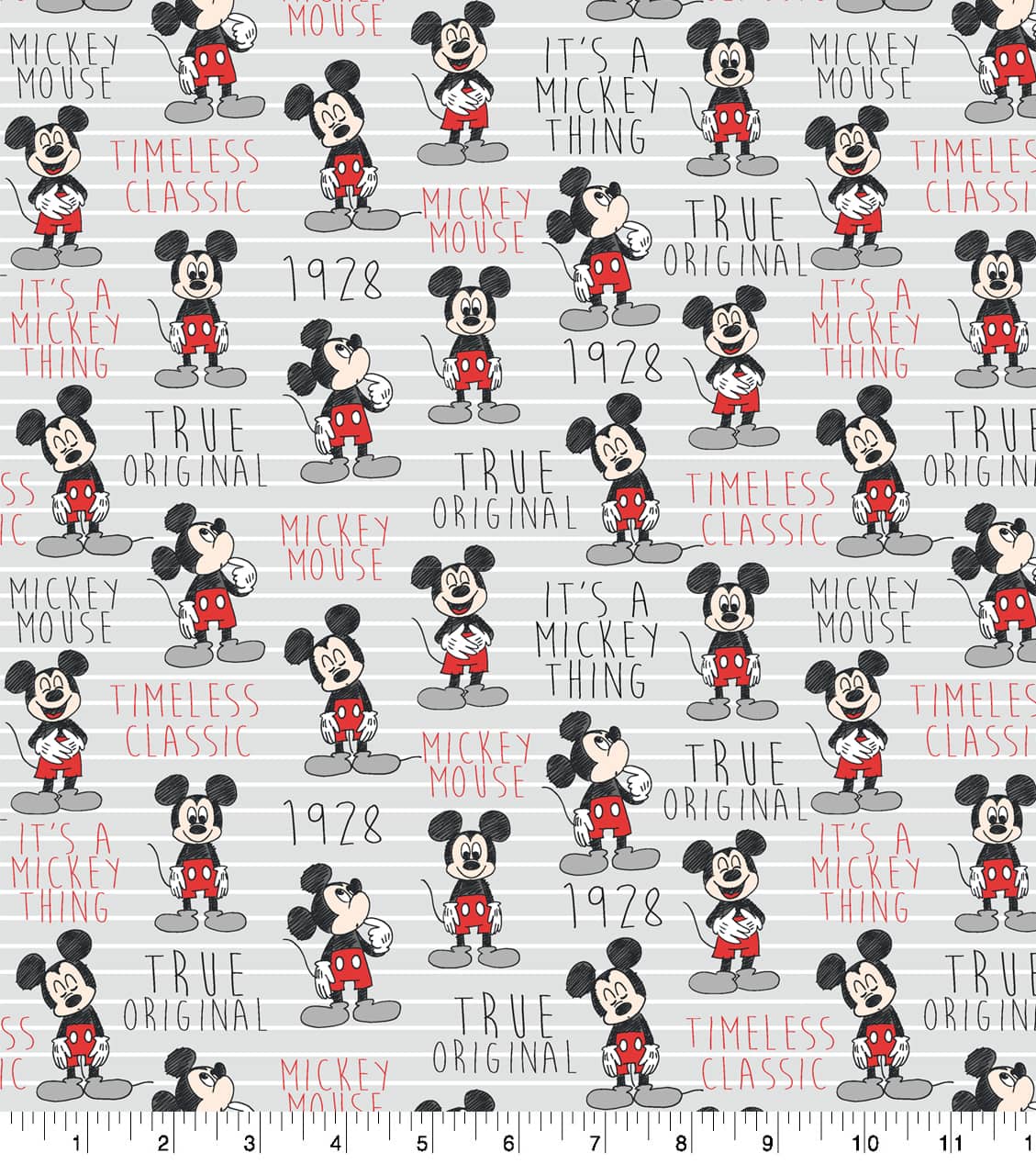 Disney® Mickey Mouse Timeless Classic Cotton Fabric