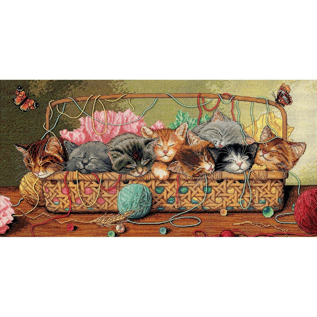 Dimensions&#xAE; Gold Collection Kitty Litter Counted Cross Stitch Kit