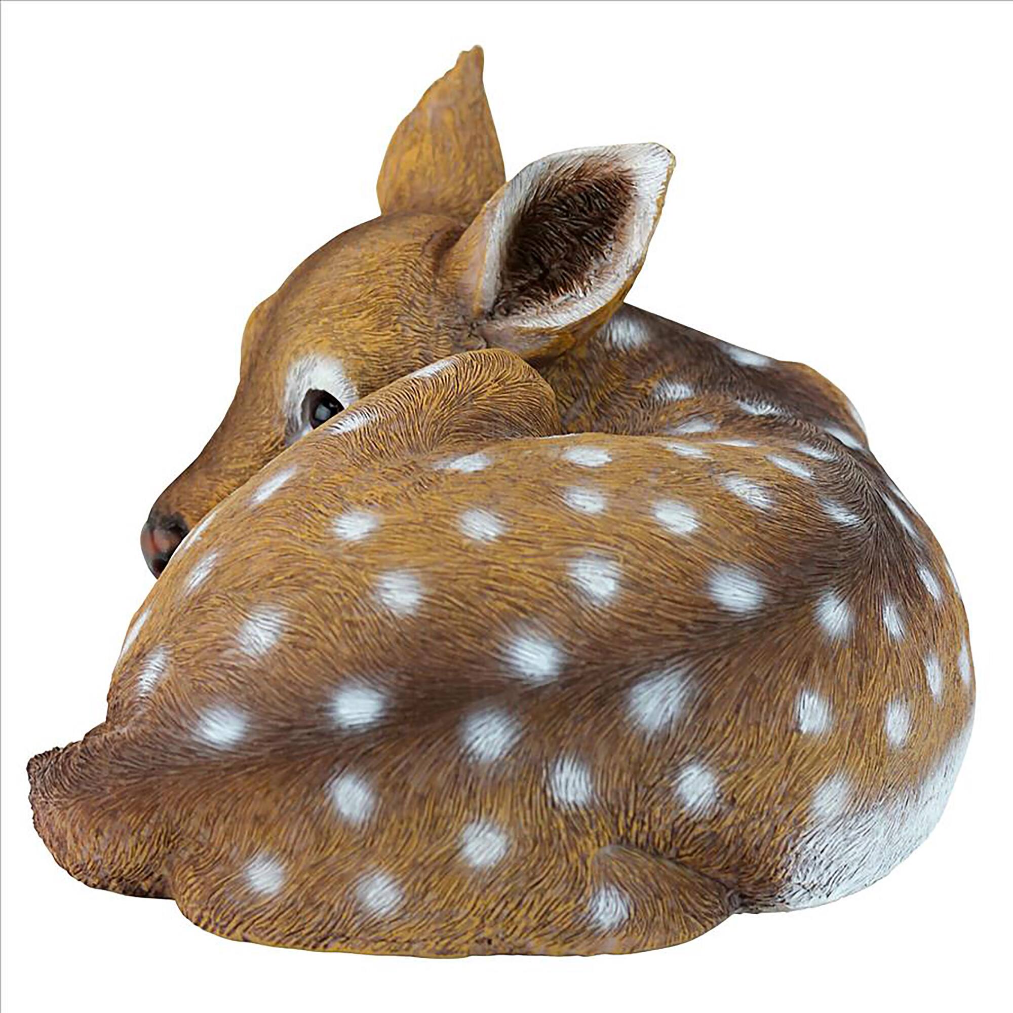 Design Toscano 13" Hershel the Forest Fawn Baby Deer Statue