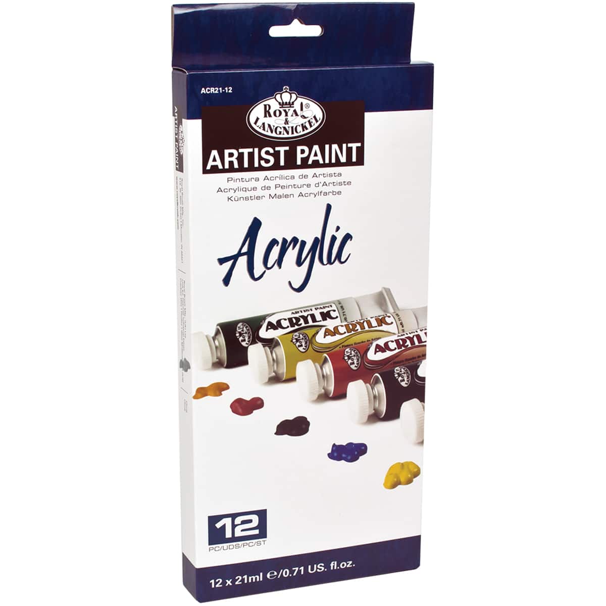 Royal & Langnickel® 12 Color Acrylic Paint Set Acrylic Paint Sets