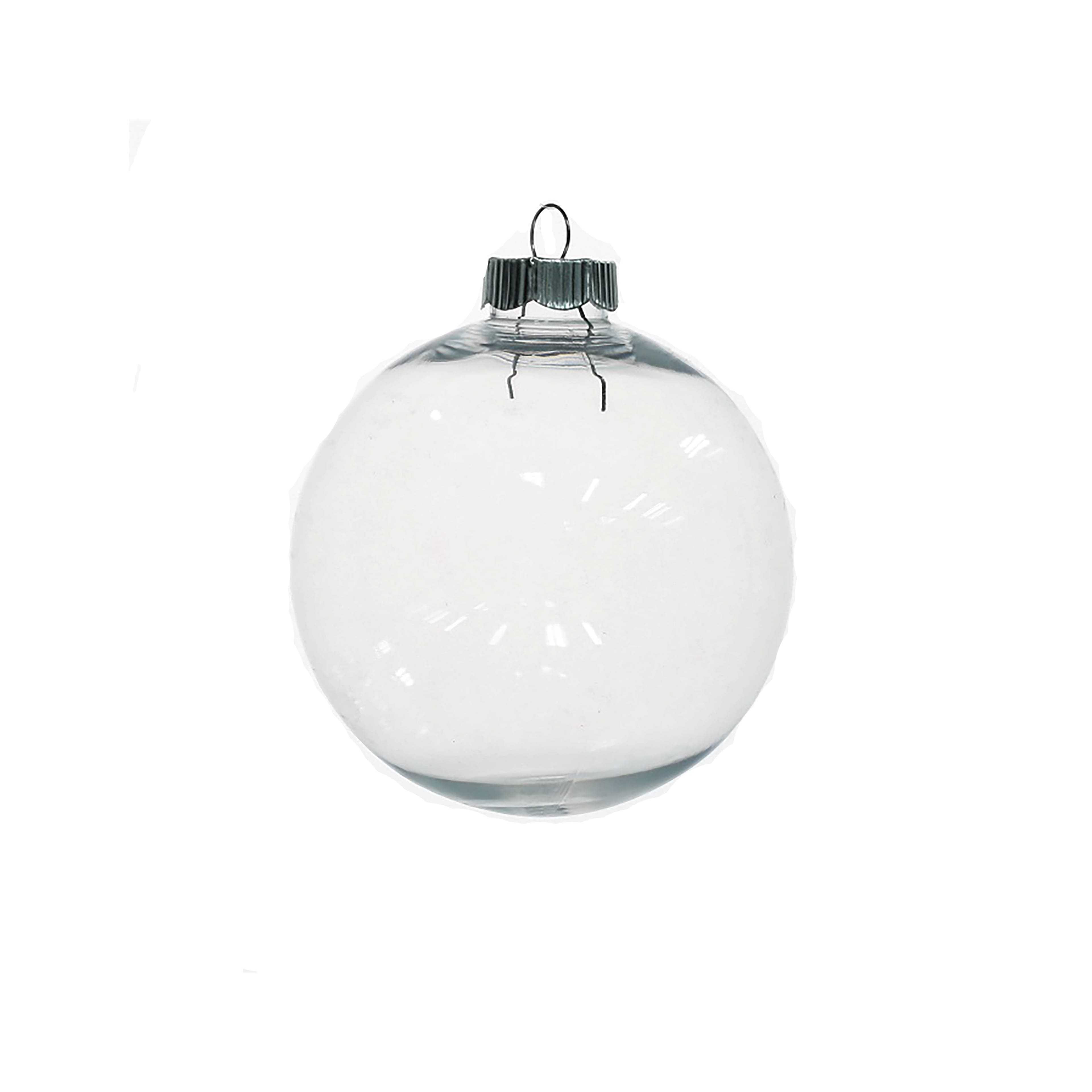 3.5&#x22; DIY Clear Plastic Ball Ornaments, 6ct. by Make Market&#xAE;