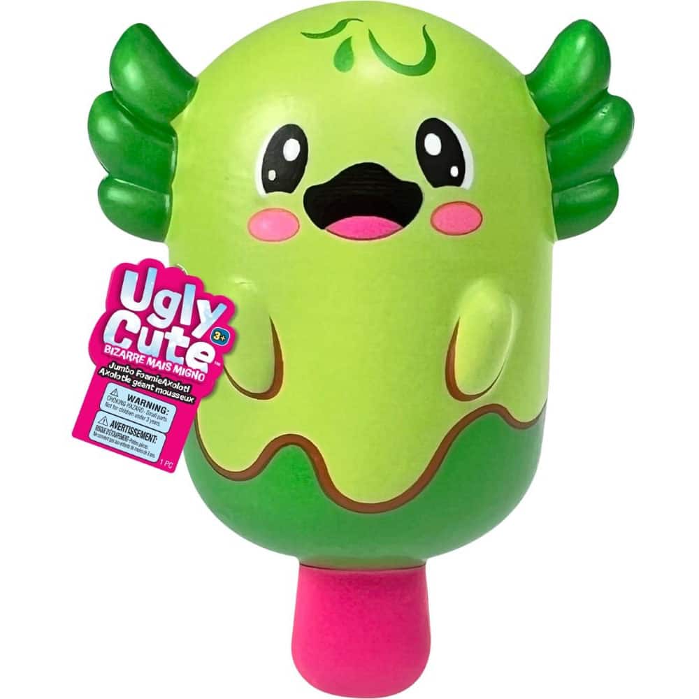 Assorted Ja-Ru® Ugly Cute™ Jumbo Foam Axolotl, 1pc. | Michaels