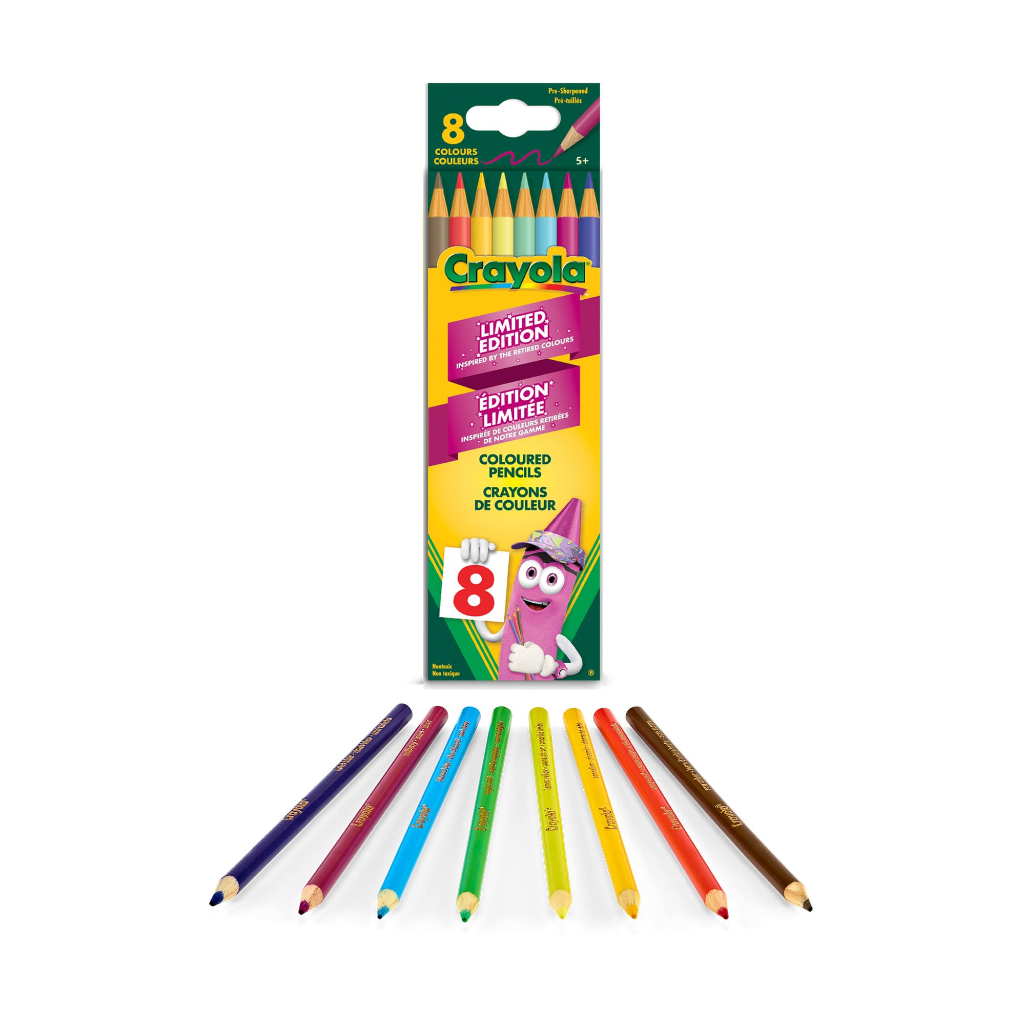 Crayola&#xAE; Limited Edition Retired Coloured Pencils, 8ct.