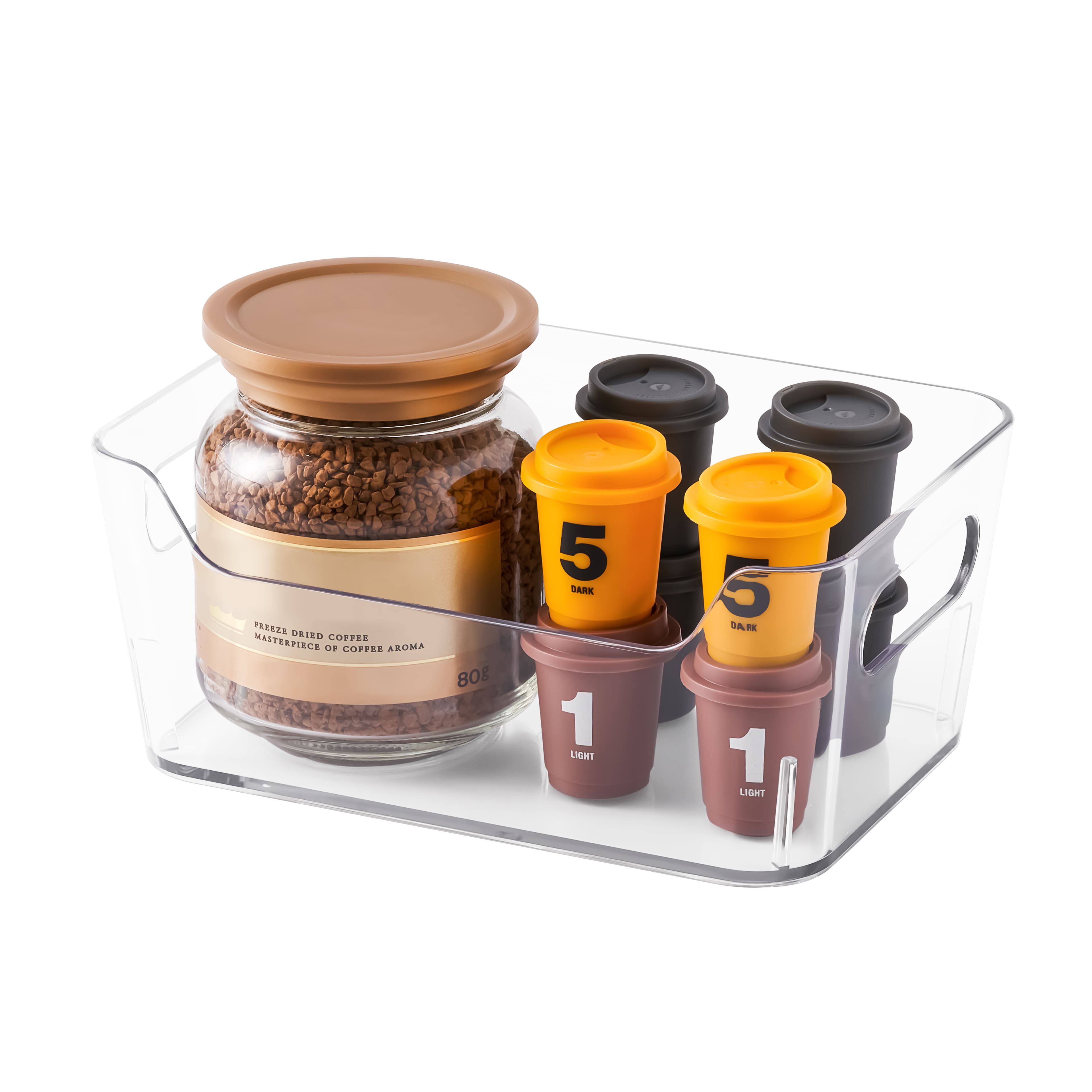 Small Clear Open Storage Bin by Simply Tidy&#x2122;