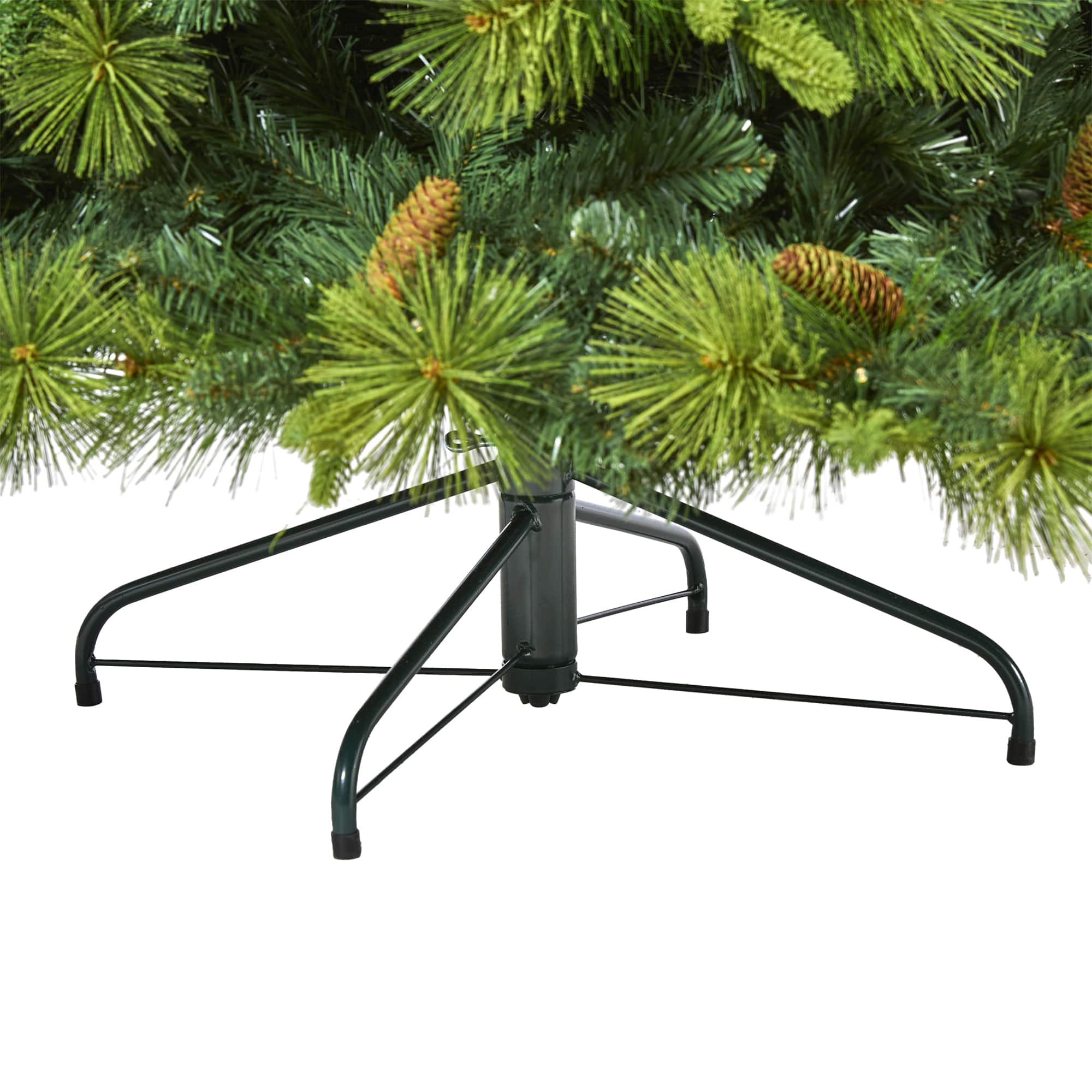 6.5ft. Pre-Lit North Carolina Mixed Pine Artificial Christmas Tree, Warm White LED Lights