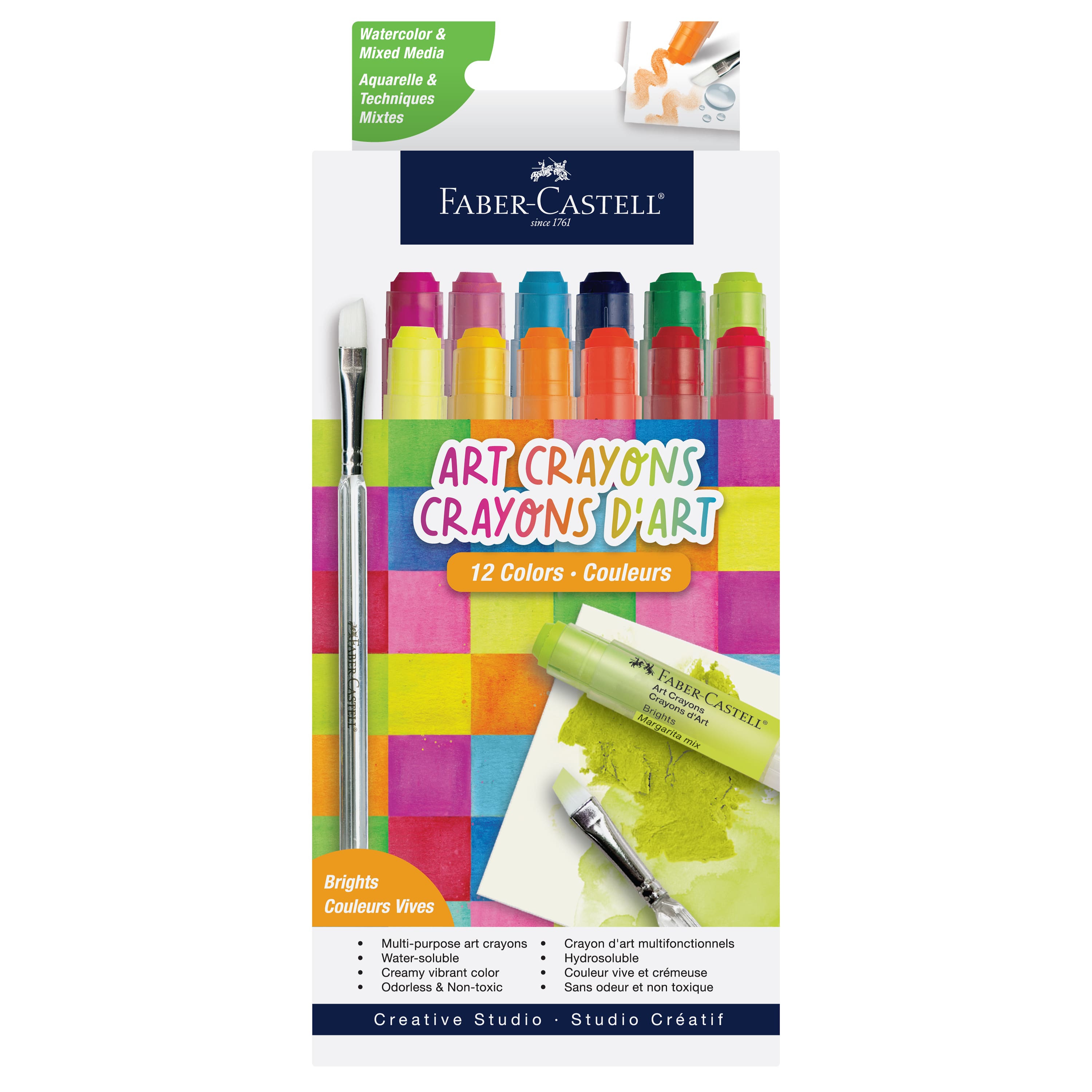 Faber-Castell&#xAE; Watercolor &#x26; Mixed Media Art Crayon Set
