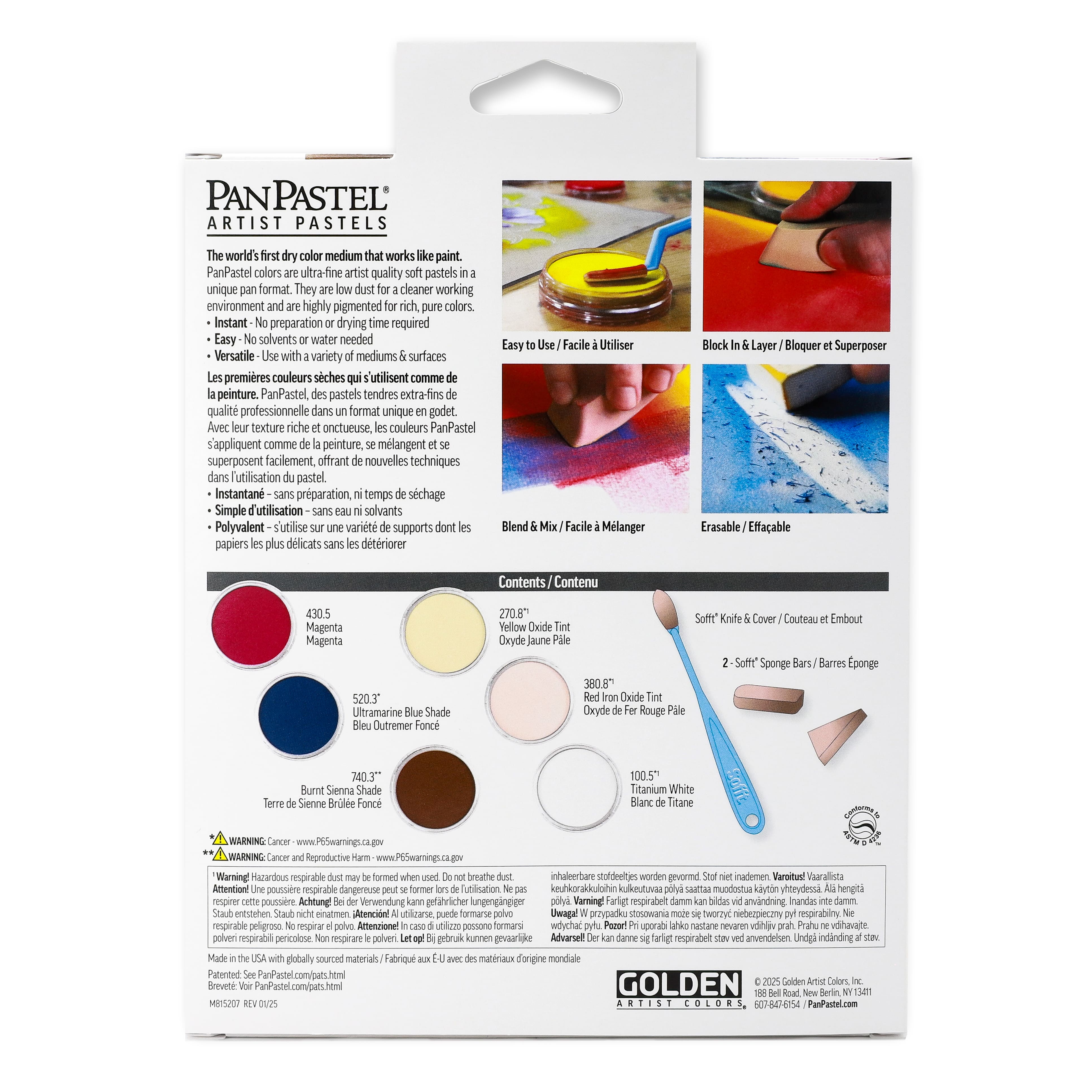 PanPastel&#xAE; 6 Color Artist Pastels Set
