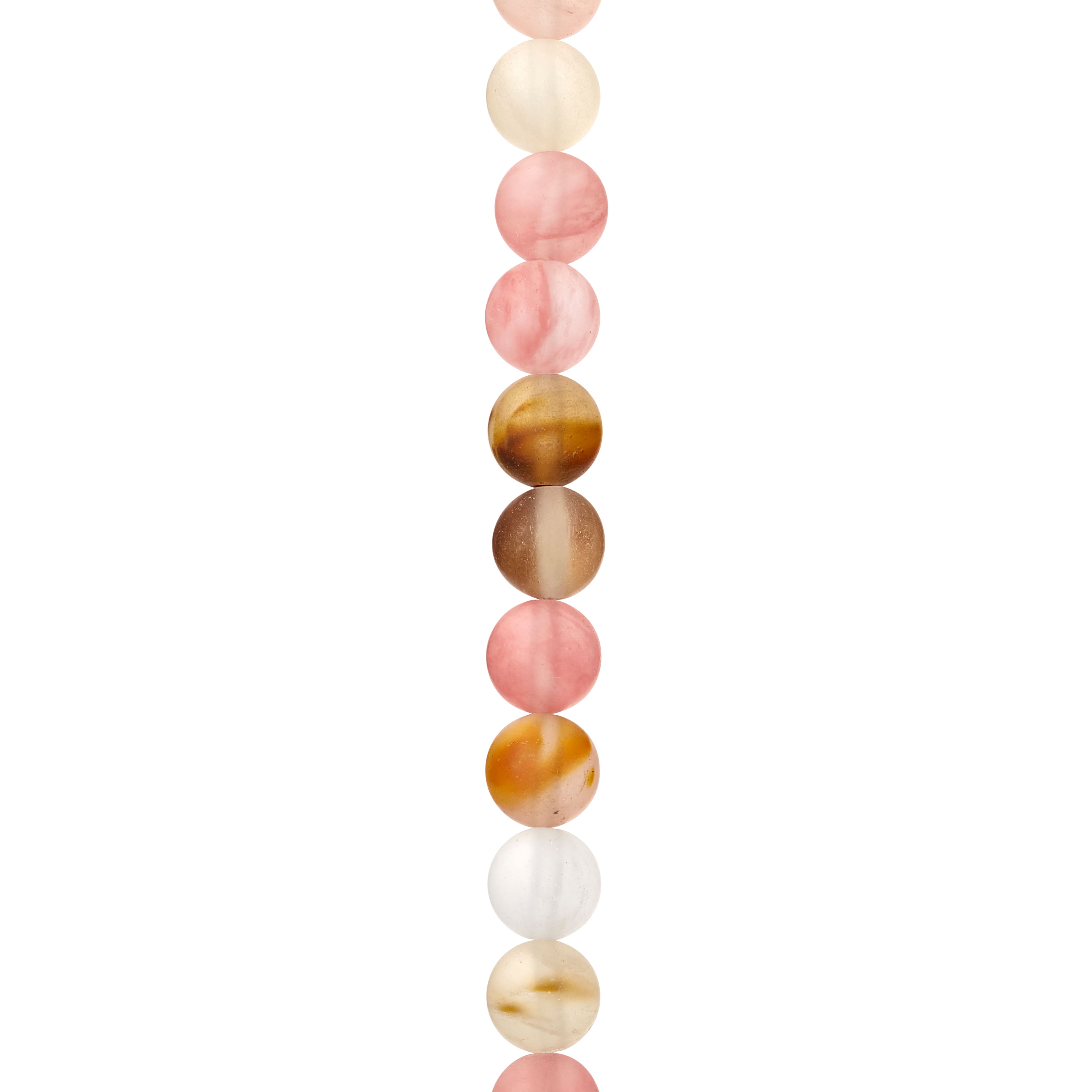 Matte Cherry Quartz Round Beads, 8mm by Bead Landing™