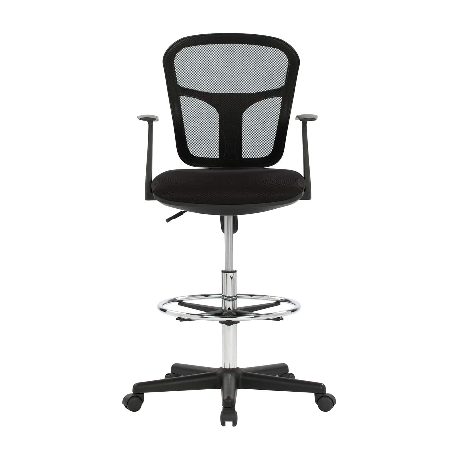 Studio Designs Riviera Height Adjustable Drafting Chair with Mesh Back