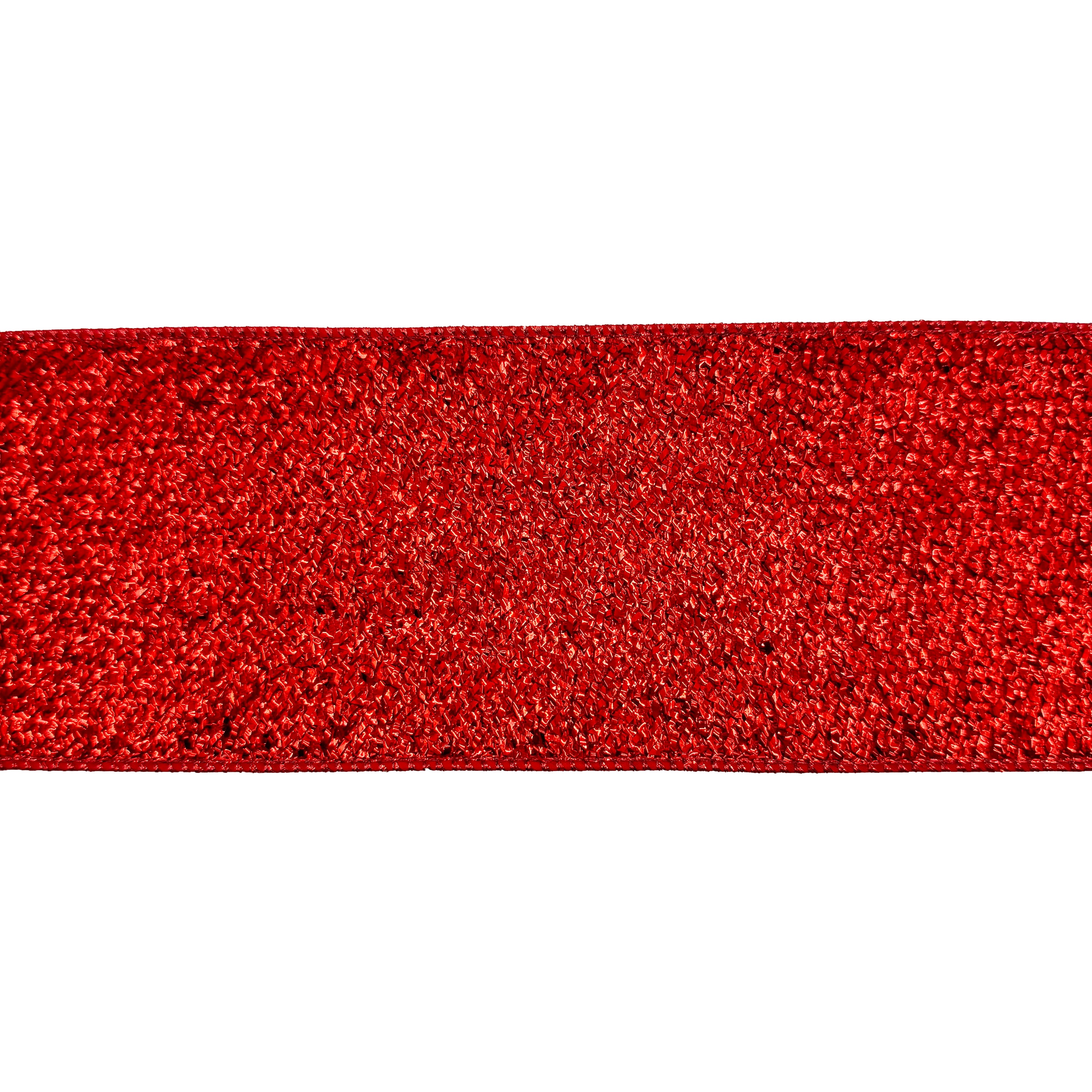 3.5&#x22; x 25ft. Red Tinsel Wired Ribbon by Celebrate It&#xAE;