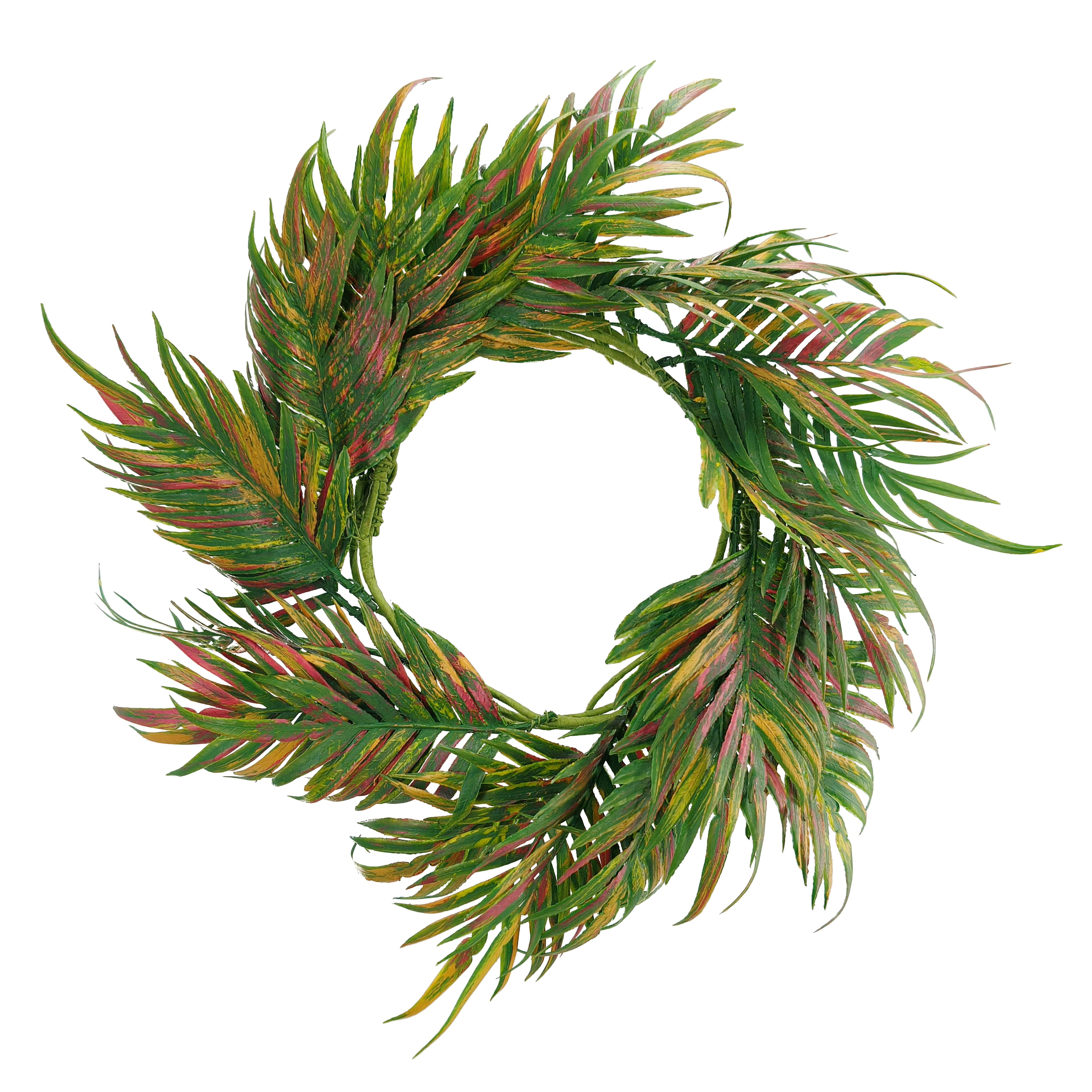 5ft. Green Tropical Palm Leaf Coiled Garland by Ashland&#xAE;