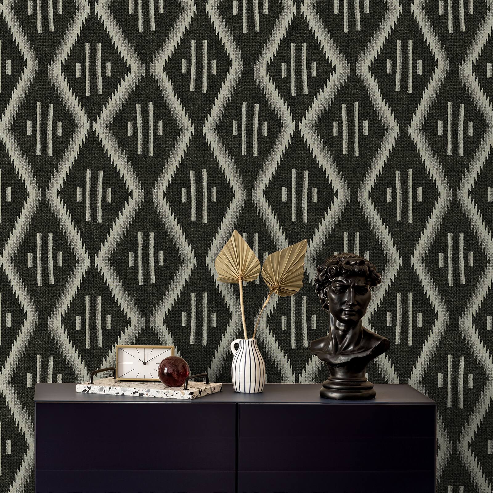 Surface Style Modern Heirloom Stripe Peel & Stick Wallpaper