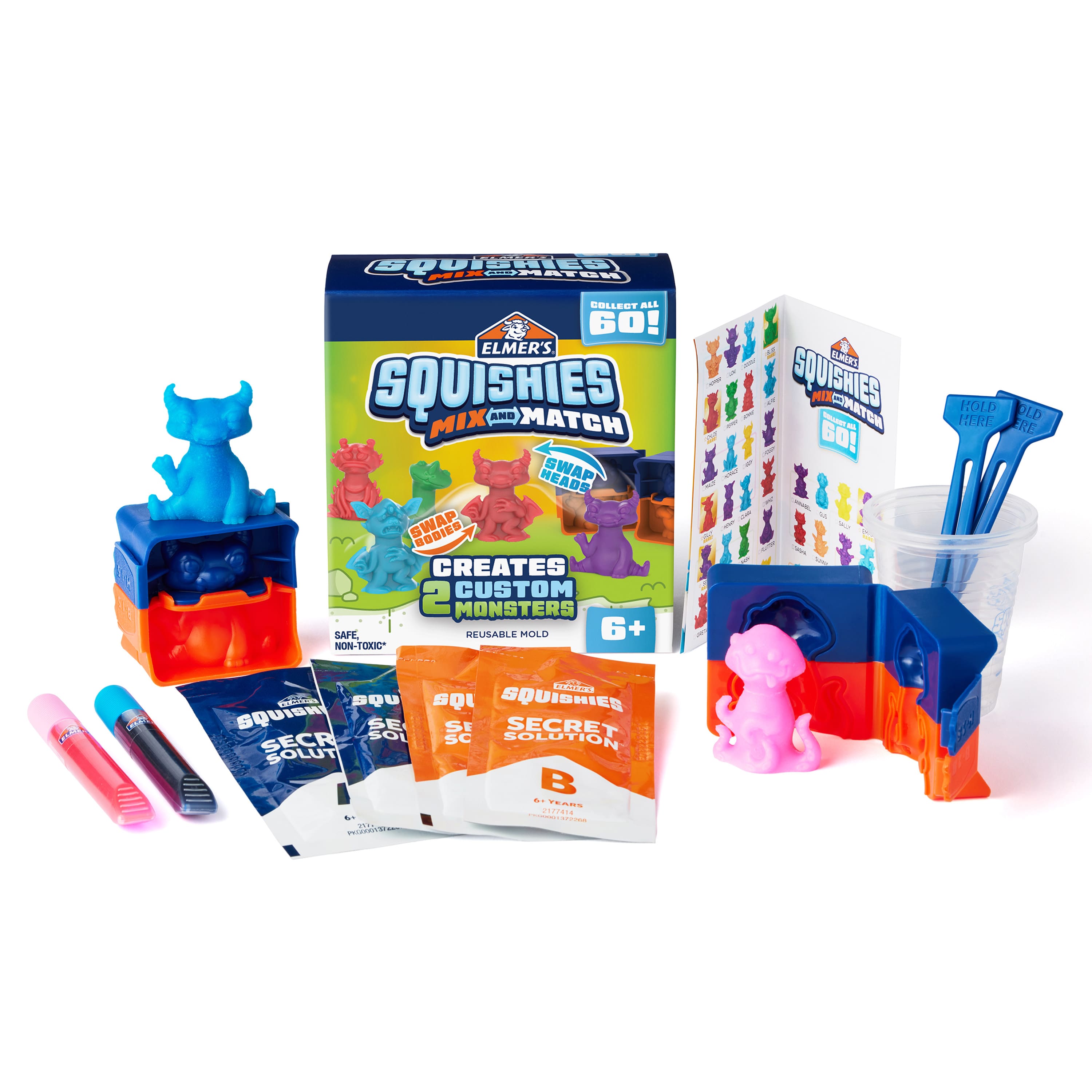 Elmer&#x27;s&#xAE; Squishies Mix &#x26; Match Monster Kit