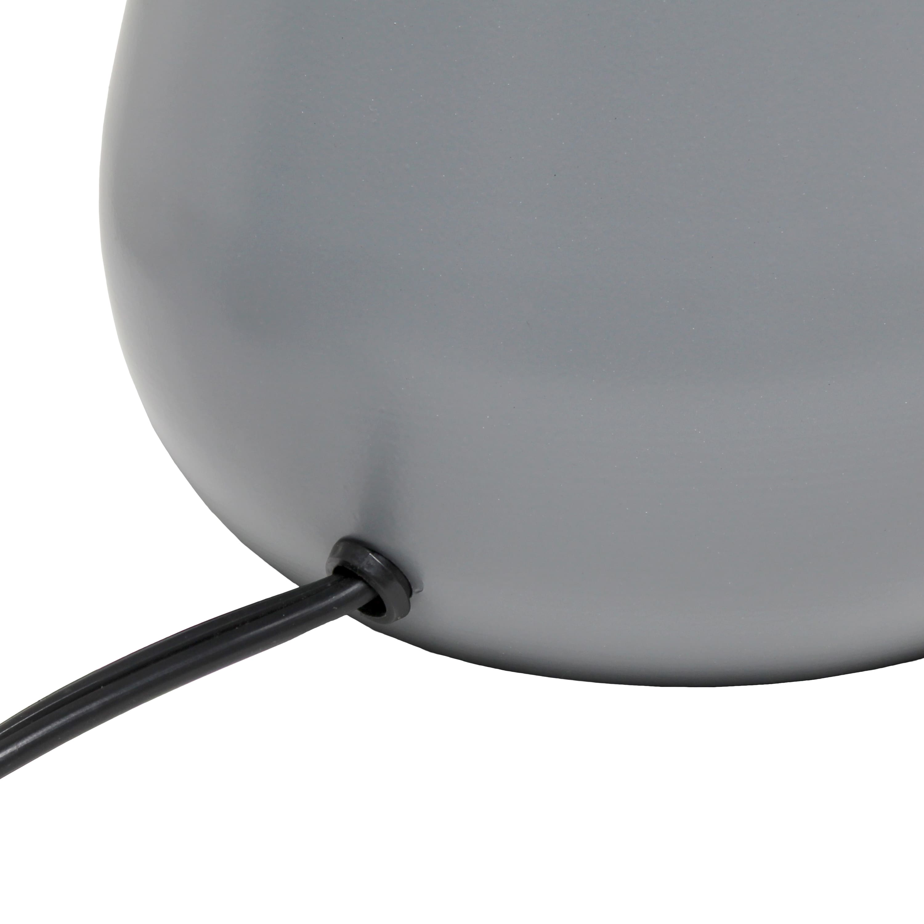 Simple Designs 14&#x22; Metal Touch Table Lamp
