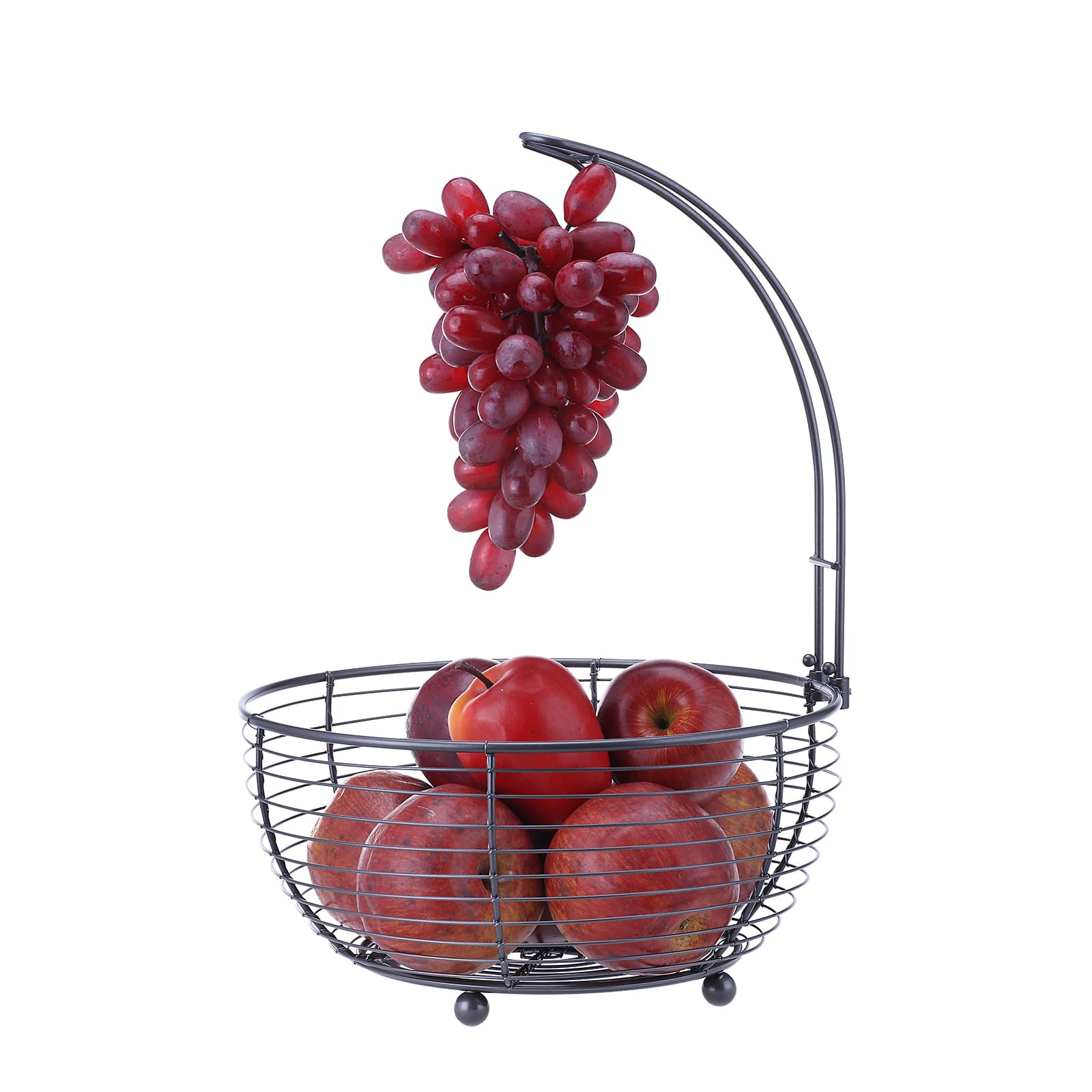 SunnyPoint Wire Fruit Tree Bowl with Banana Hanger