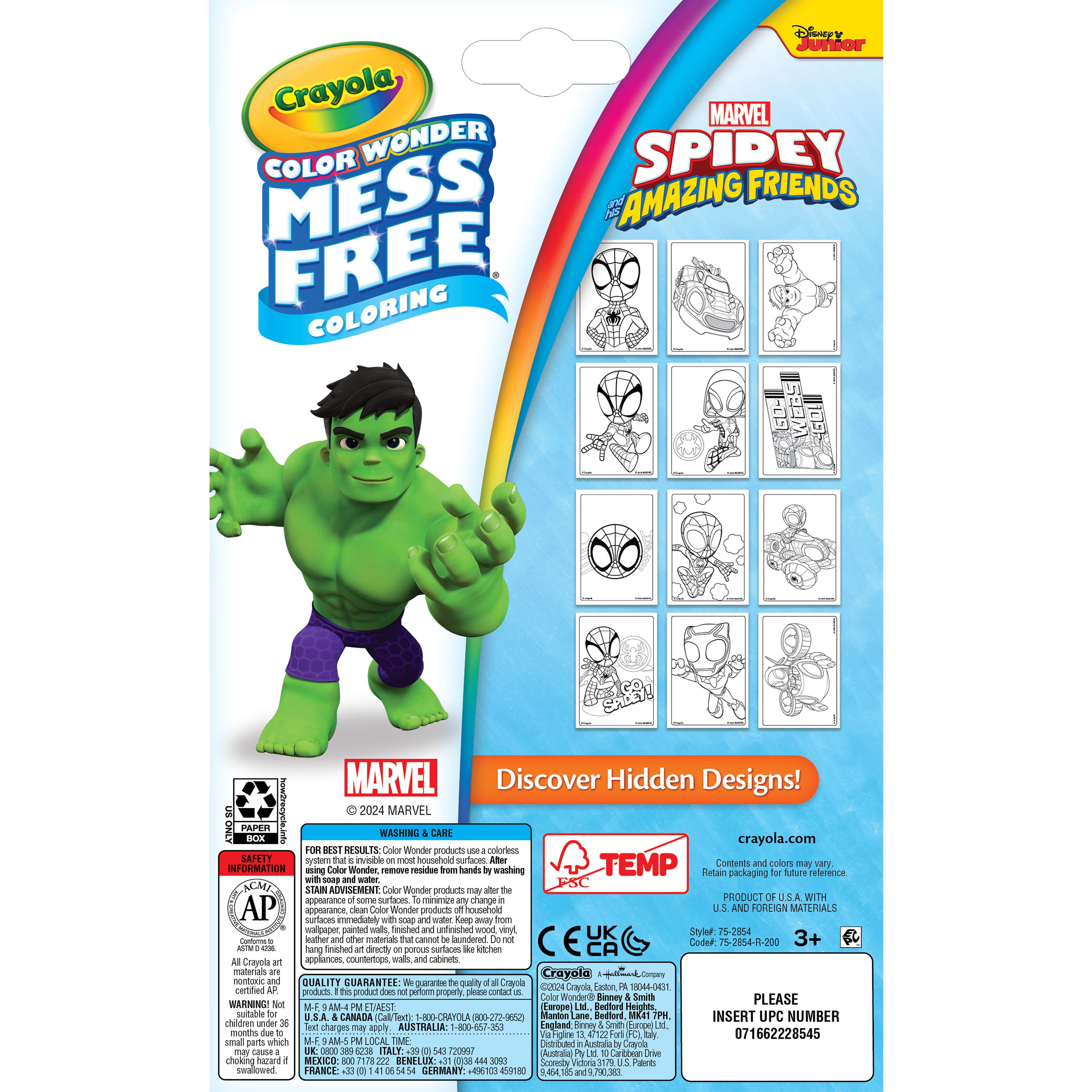 Crayola&#xAE; Color Wonder&#x2122; Spidey &#x26; His Amazing Friends Mini Box Set