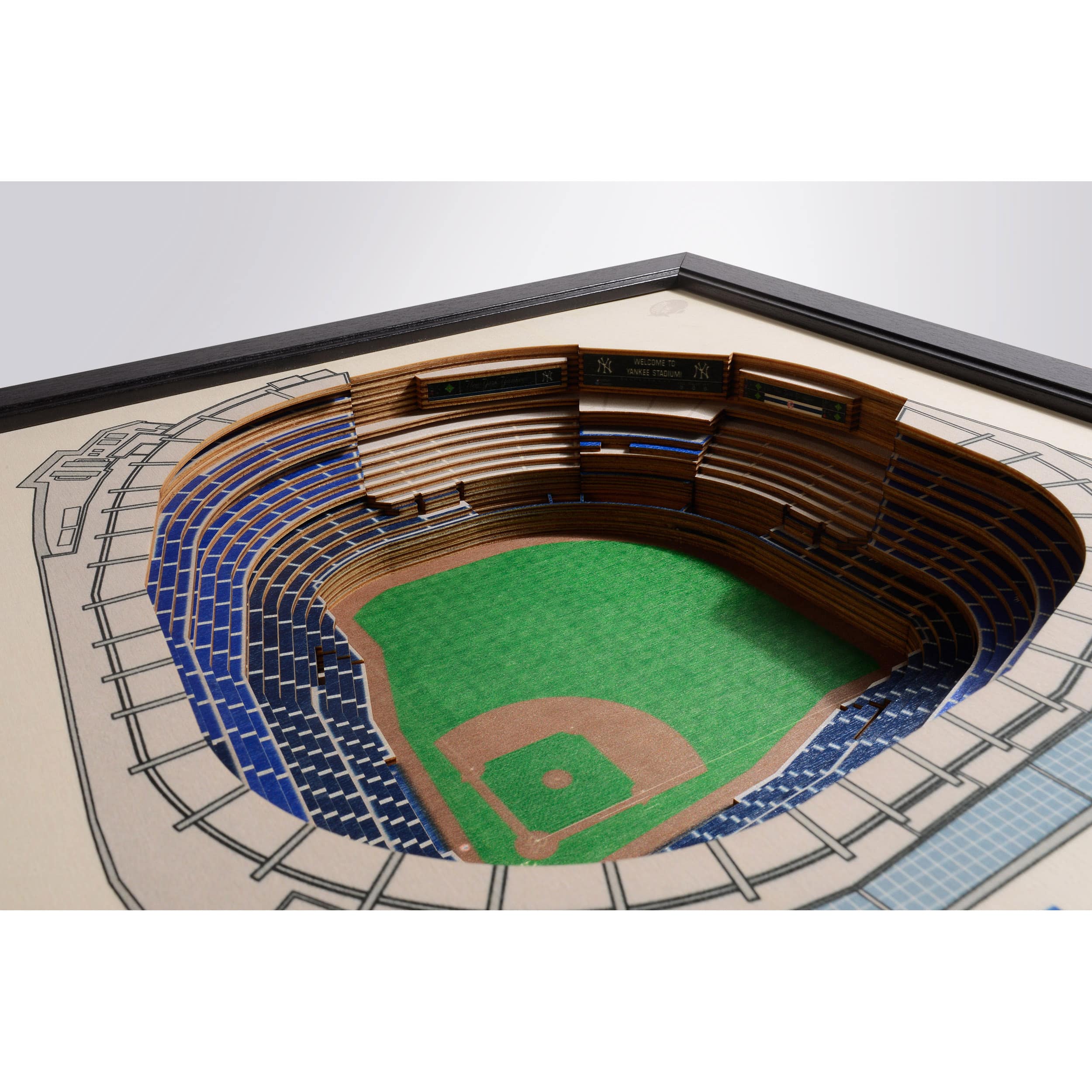 MLB 25-Layer StadiumView Wall Art