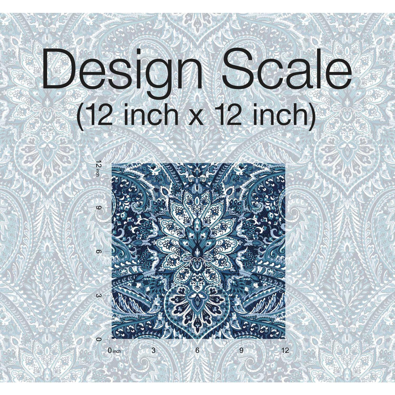 RoomMates Blue Swept Away Peel & Stick Wallpaper