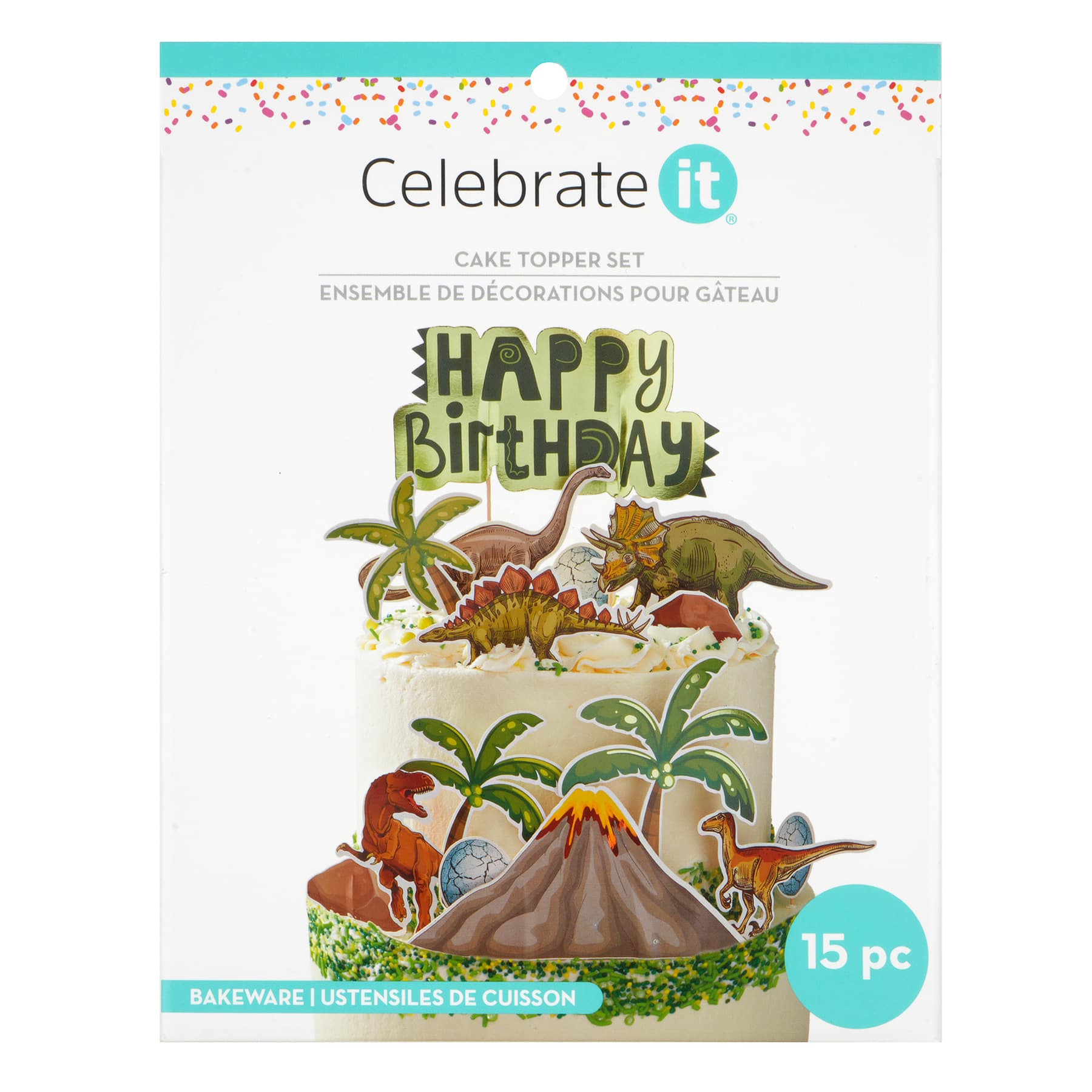 Dinosaur Birthday Cake Topper Set by Celebrate It&#xAE;
